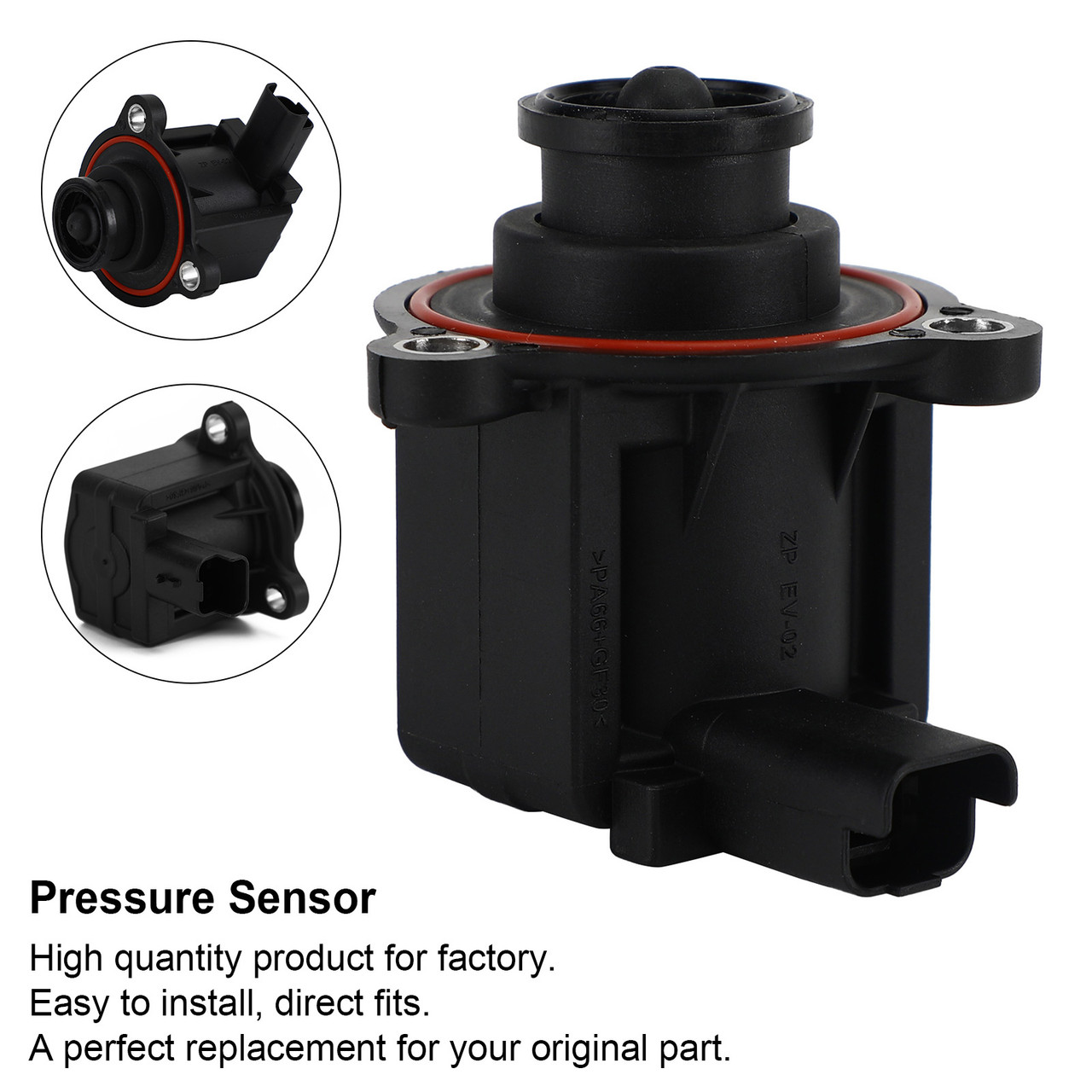 Turbo Diverter Solenoid Valve 11658636606 Fit for BMW Mini R55 R56 R57 R58 R59 R60 Black