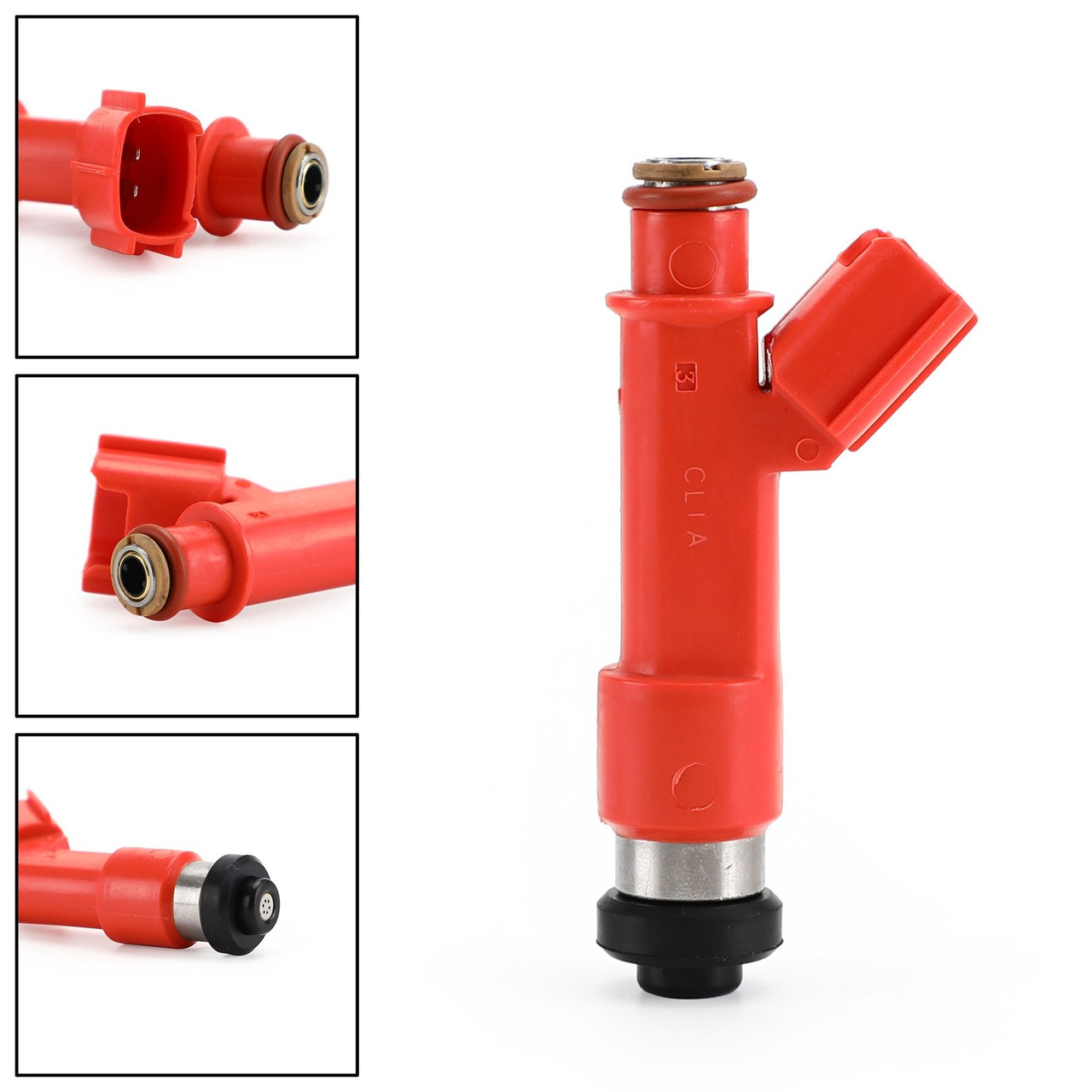 1pcs Fuel Injectors JZS161 Fit for 1ZZFE 2ZZGE Toyota 1.8L Lotus Exige, Celica, Corolla, Matrix, MR2 Spider,Yaris, Scion Orange