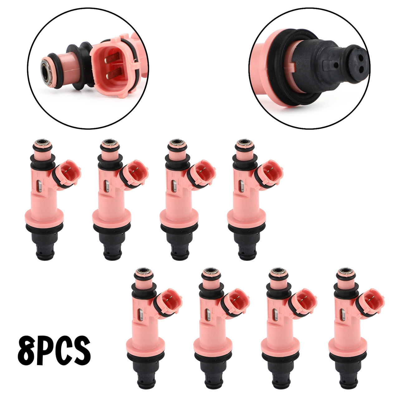 8pcs Fuel Injectors 2325050030 Fit for Lexus SC430 4.3L 02-10 GS430 LS430 01-06 GS400 LS400 SC400 98-00