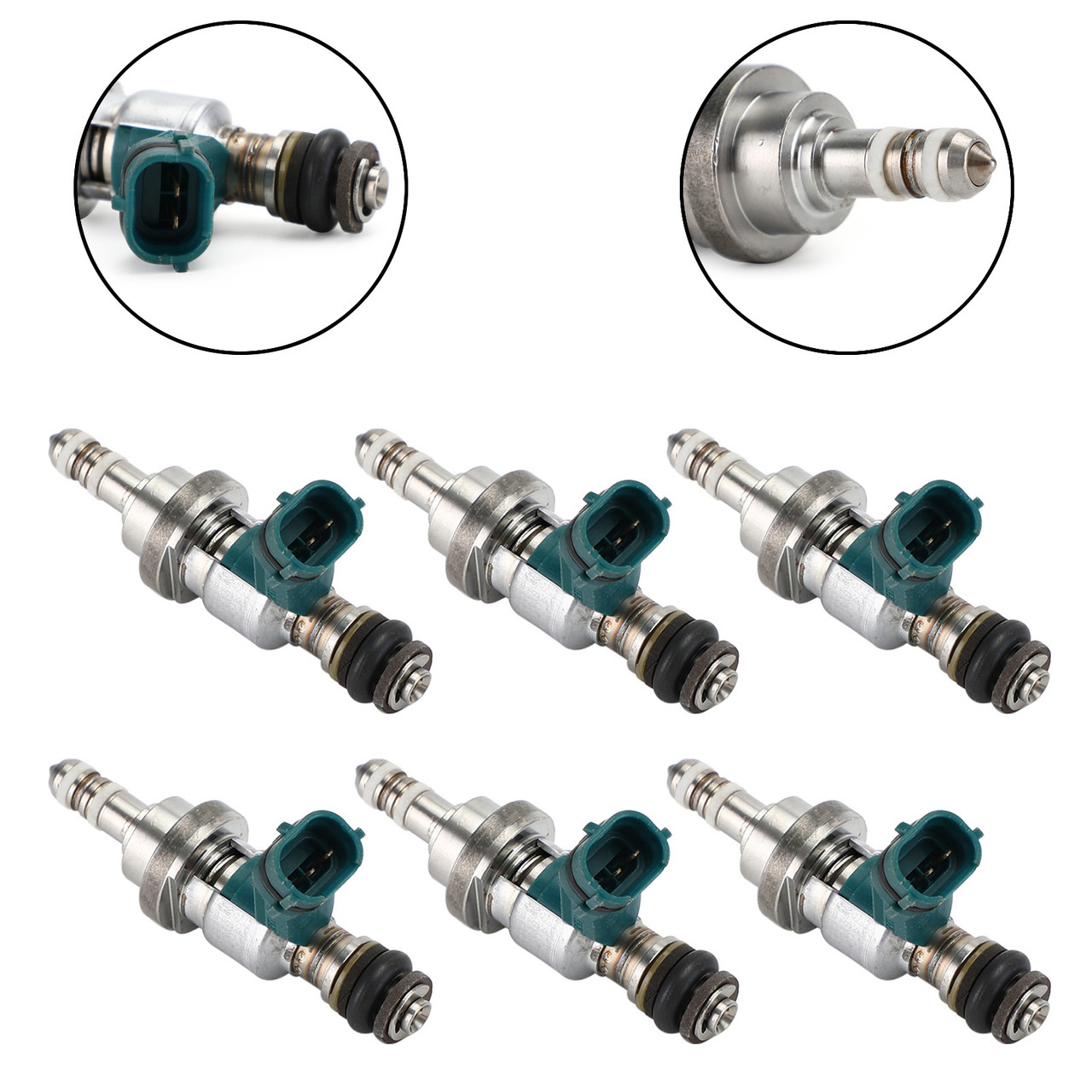 6PCS Fuel Injectors 23250-31020 Fit for Lexus IS250 06-13 IS250 C Convertible 10-13 GS300 3.0L 2006