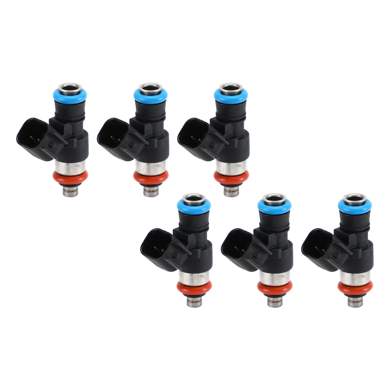 6PCS Fuel Injectors 0280158077 Fit for Ford Edge SE Lincoln MKZ 07-11 Flex SEL 09-11 Taurus SEL Sedan 08-11 Taurus X SEL Wagon 08-09