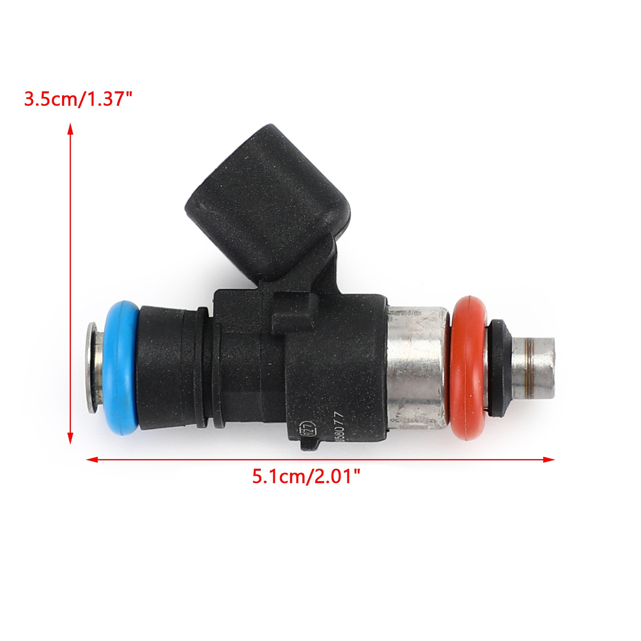 1PCS Fuel Injectors 0280158077 Fit for Ford Edge SE Lincoln MKZ 07-11 Flex SEL 09-11 Taurus SEL Sedan 08-11 Taurus X SEL Wagon 08-09 Black