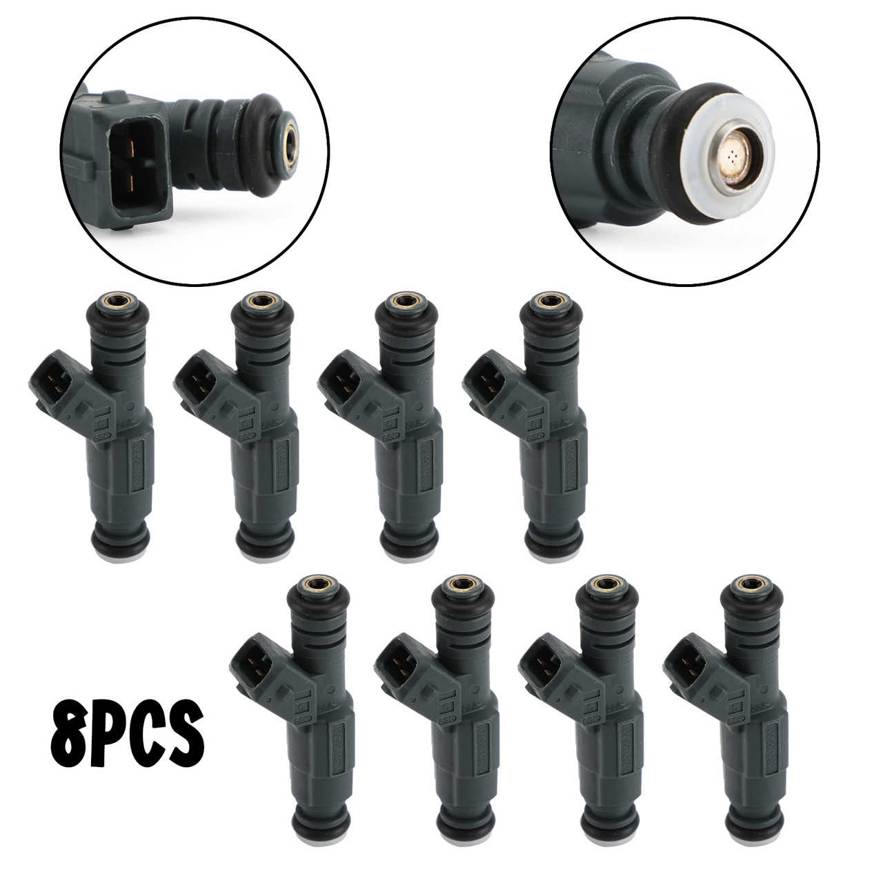 8Pcs Fuel Injectors 0280155931 Fit for Cadilic CTS-V 04-05 CORVETTE 01-04 PONTIAC FIREBIRD 01-02