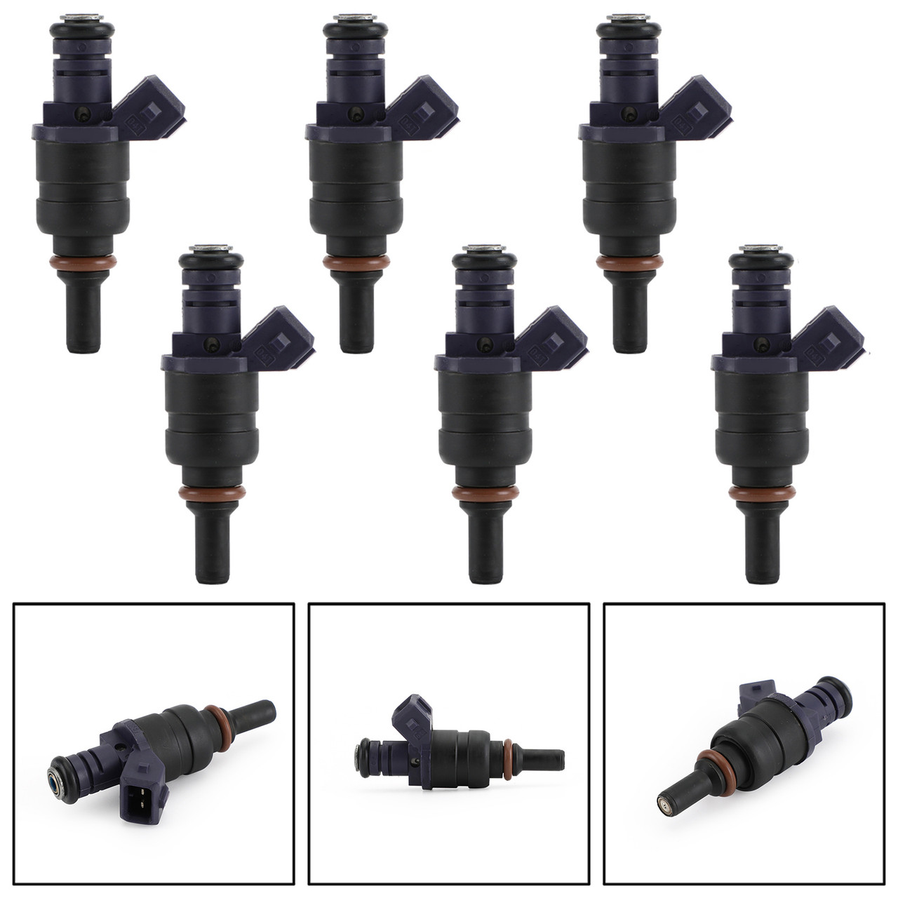 6Pcs Fuel Injectors 1439800 Fit for BMW X3 2004-2006 X5 330i 01-05 Z3 01-03