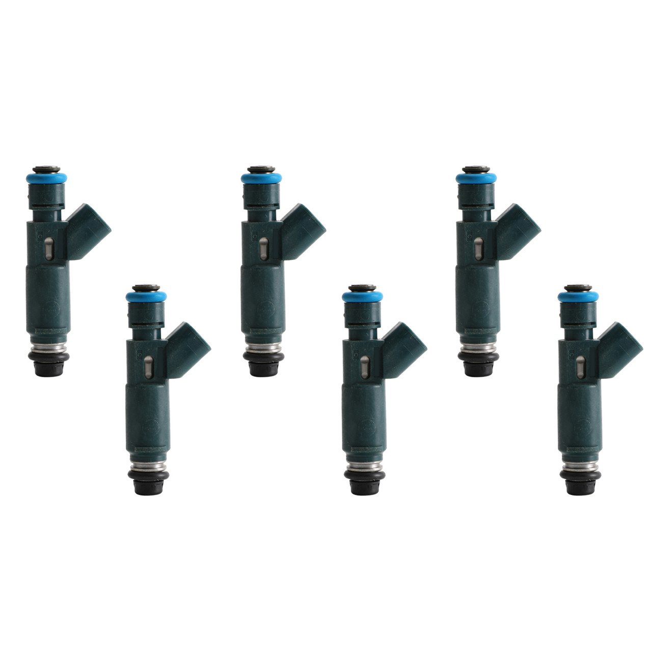 6PCS Fuel Injectors 2M2E-A7B Fit for Mazda 6 3.0L 03-08 MPV 3.0L 02-06