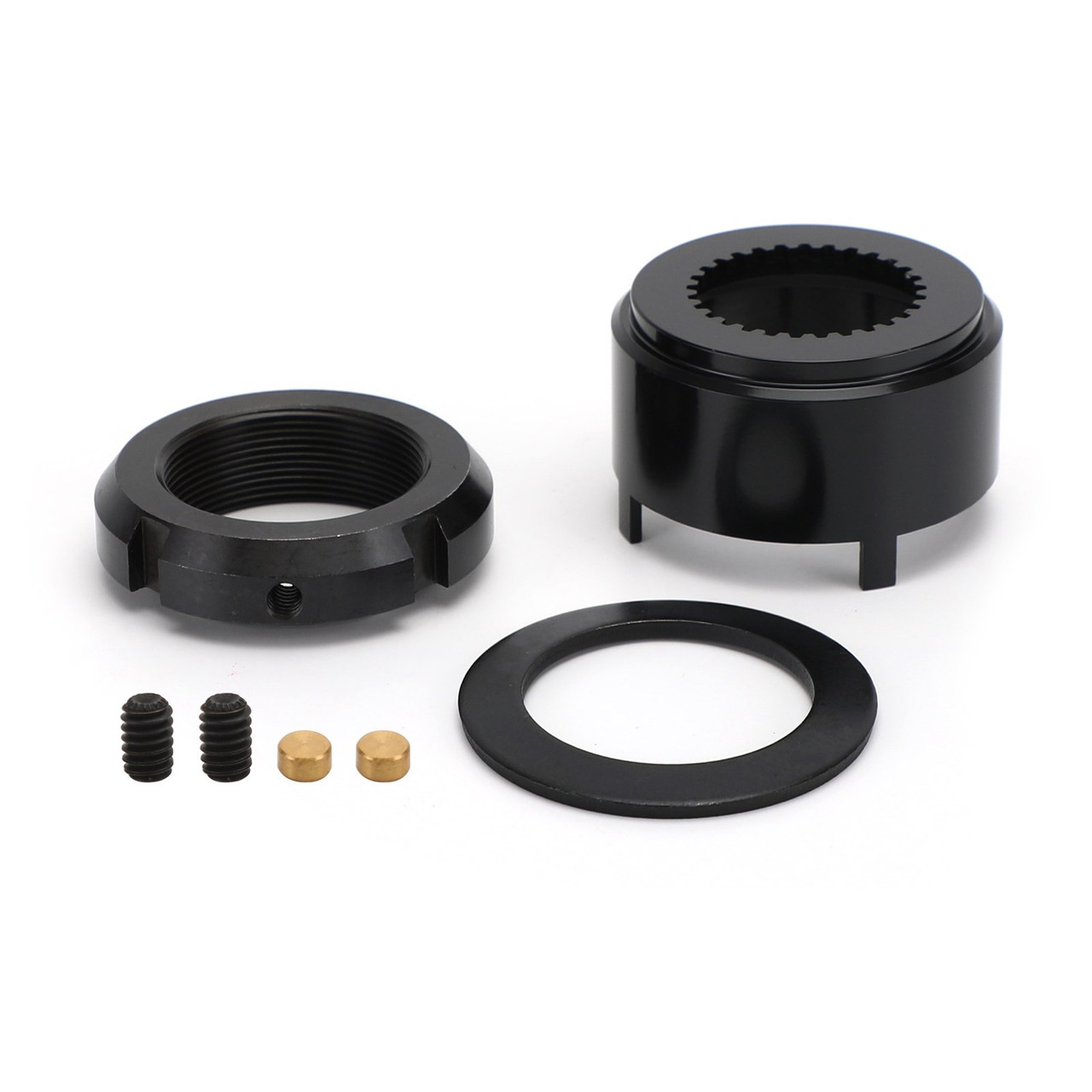 Gear Lock Nut And Retainer Kit Upgraded 5013887AA Fit For Dodge NV4500 4WD 5th Black