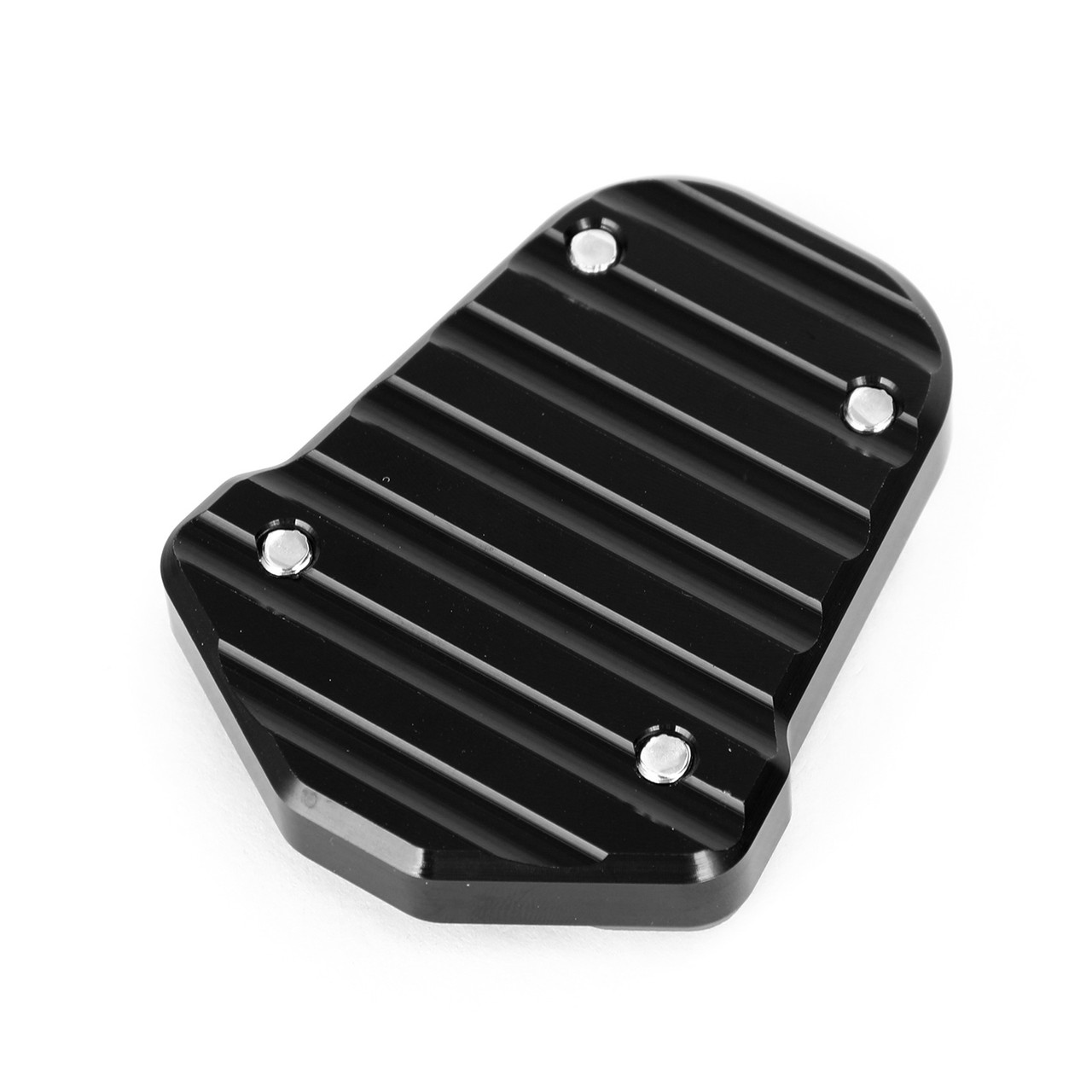 Kickstand Side Stand Extension Pad Fit For Honda CRF300L CRF300 Rally 2021-2022 Black