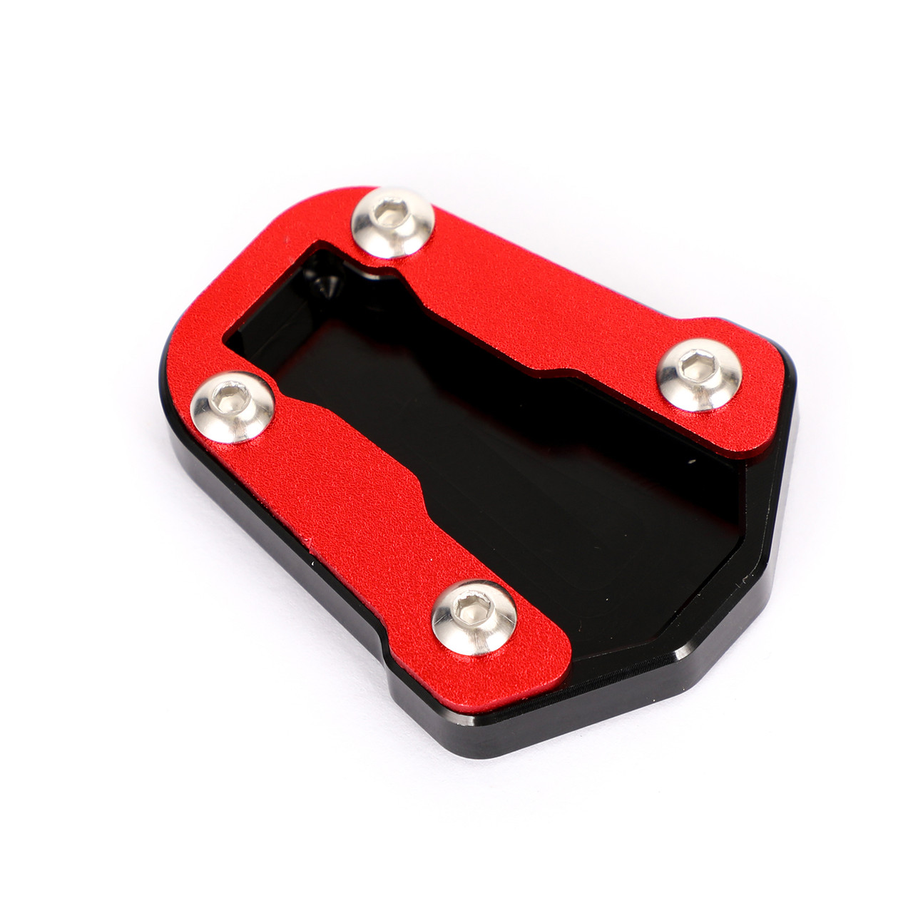 Kickstand Side Stand Extension Pad Fit For Honda CRF300L CRF300 Rally 2021-2022 Red