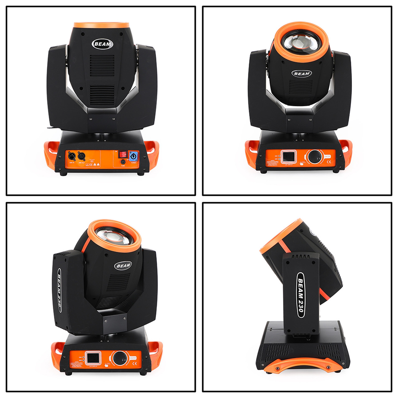230W 7R Beam Zoom Sharpy 8 Prism DMX Stage Lighting Moving