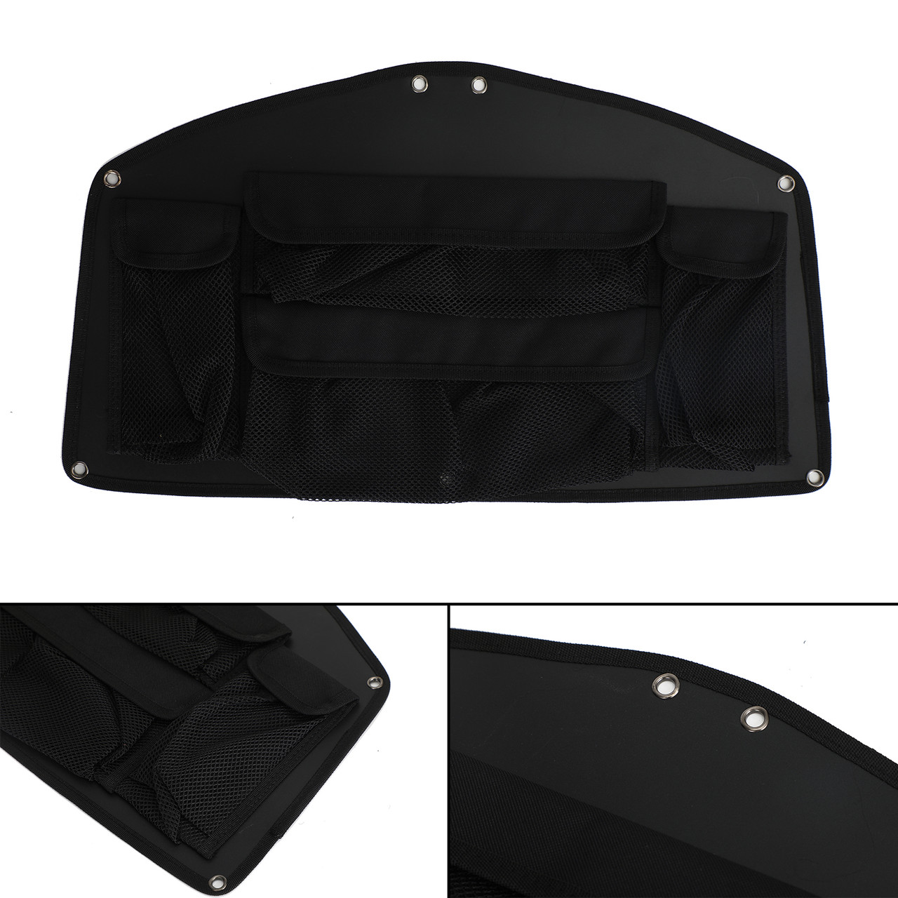 Saddlebag Lid Organizer Storage Bag Fit For Honda Gold Wing Gl1800 2001-2017 Black