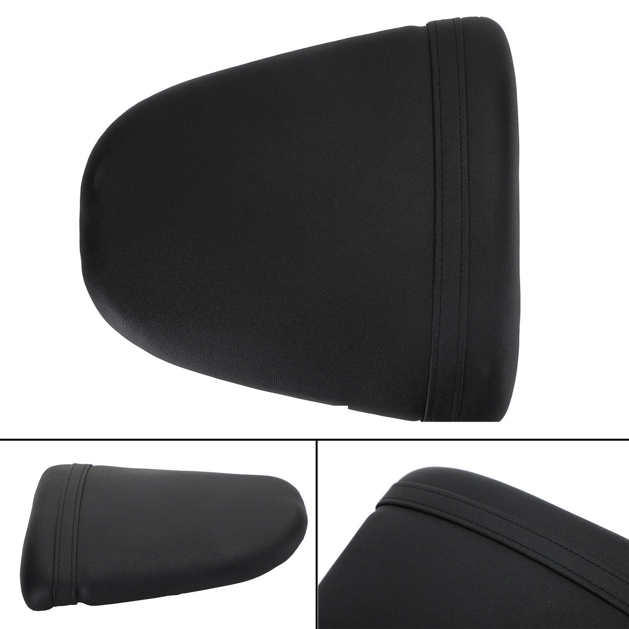 Rear Passenger Seat Cushion Pillion Pad Fit For Suzuki GSXR600 760 1996-1999 Black