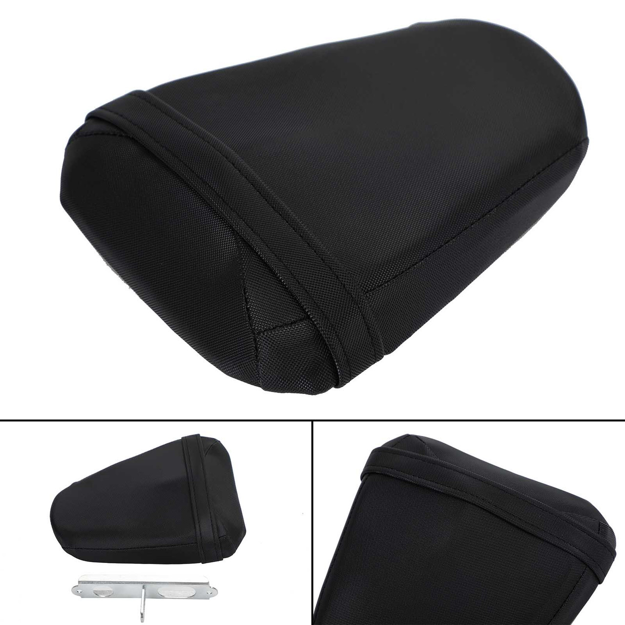 Rear Passenger Seat Cushion Pillion Pad Fit For Suzuki GSXR1000 2017-2020 Black