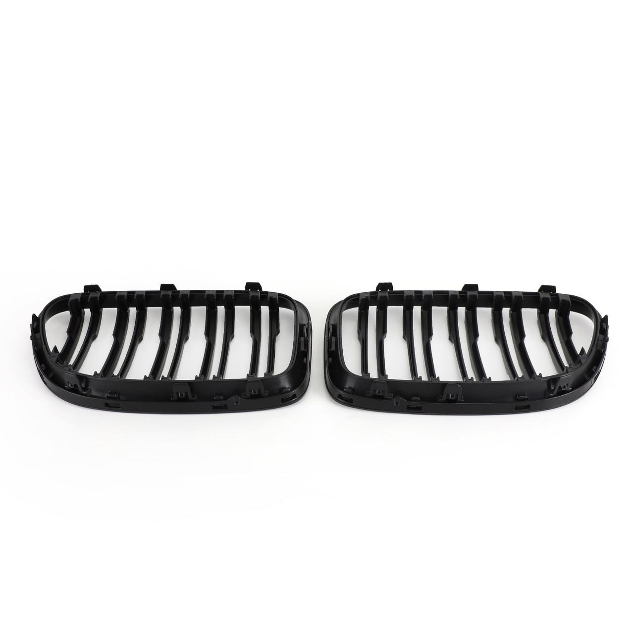 BMW X1 E84 2009-2014 Dual Slats Front Hood Kidney Grill Grille Generic Gloss Black