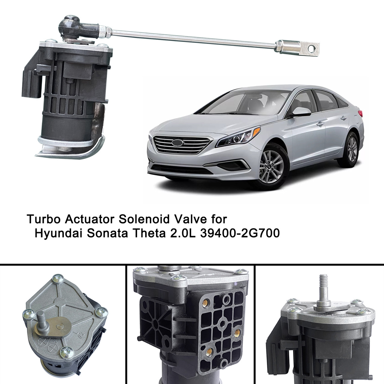 Turbo Actuator Solenoid Valve Fit For Hyundai Sonata Theta 2.0L 39400-2G700