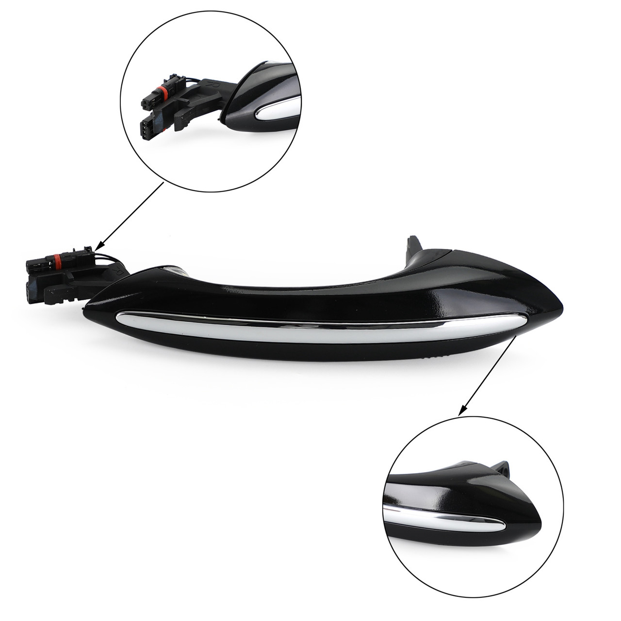 Exterior Front Right Door Handle 51217231934 Fit for BMW 5' F07 GT 08-13 F06 Gran Coupé LCI 14-16 7' F03 08-12