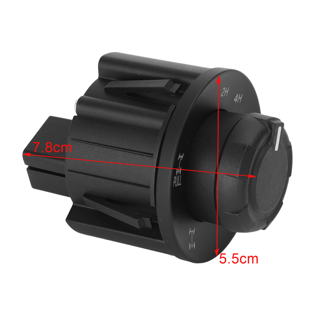 Switch Assembly 4X4 Control E-Locker Override Switch Knob Fit for Ford F-150 2009-14 Black