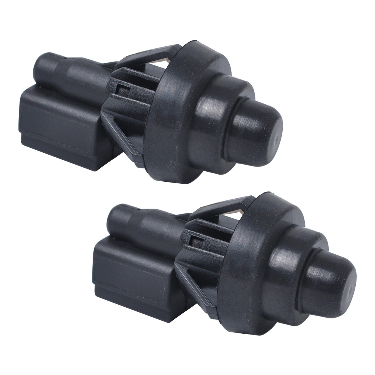 2X Door Interior Light Switch Fit for Dacia Logan 04-12 Sandero 08-12 Renault Clio MK2 98-05 Scenic 99-03 Black