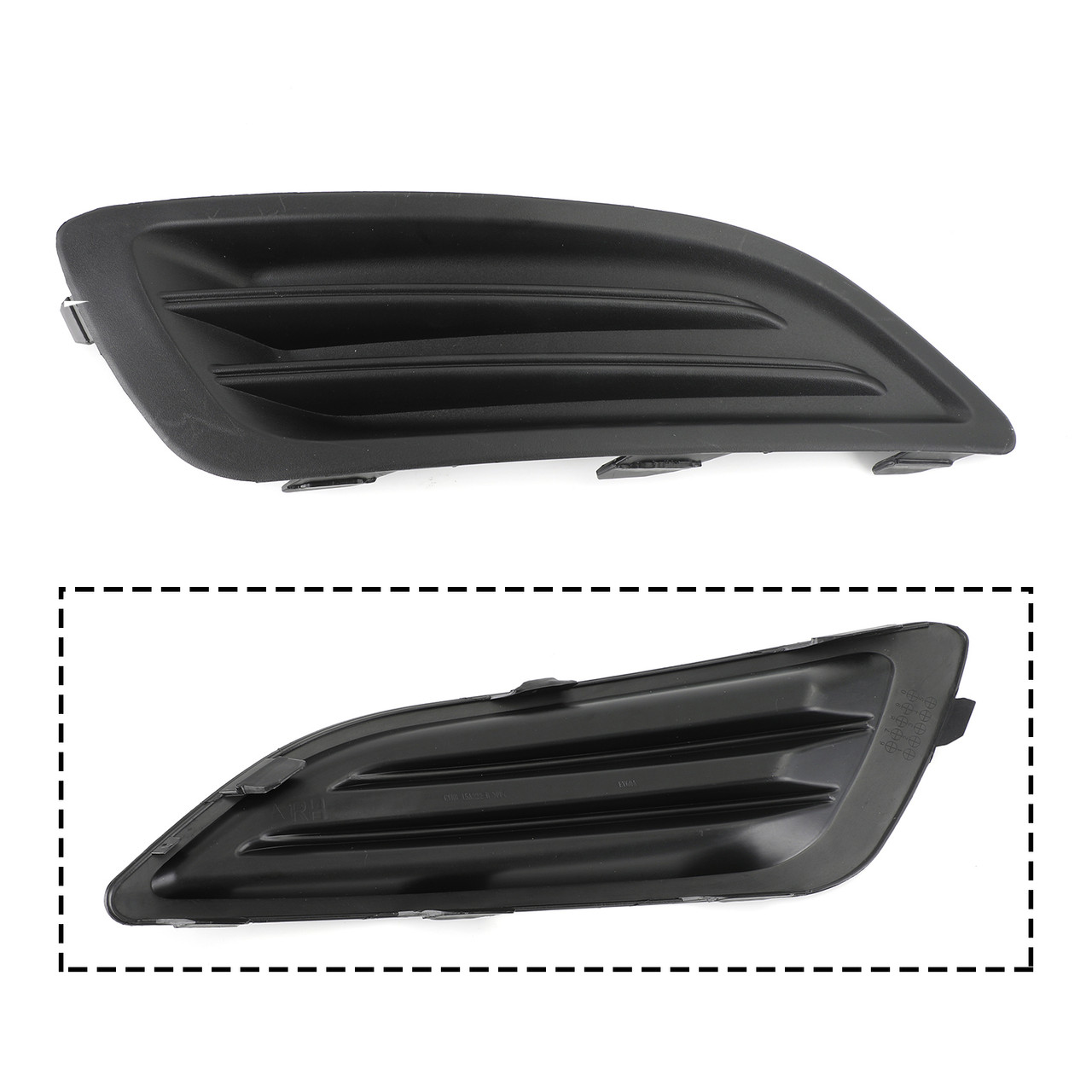 Front Right Fog Light Cover Trim Fit for Ford Fiesta 2014-2017