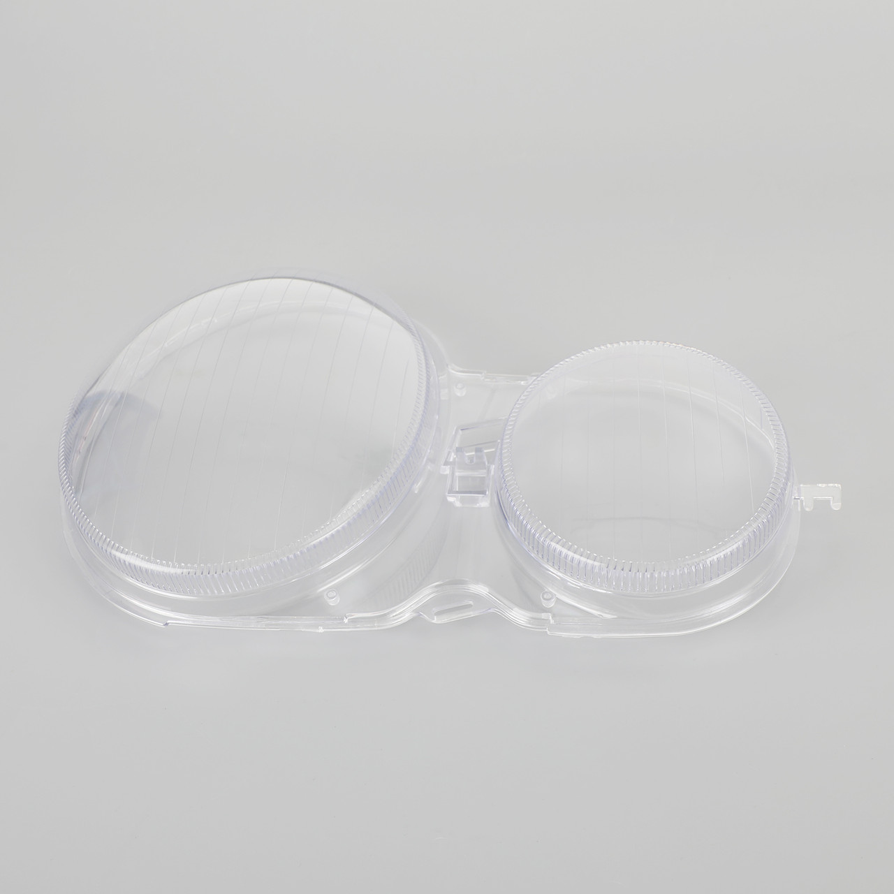 Left+Right Headlight Lens Plastic Cover Shell Fit for Mercedes E Class W210 1996-2002 Clear