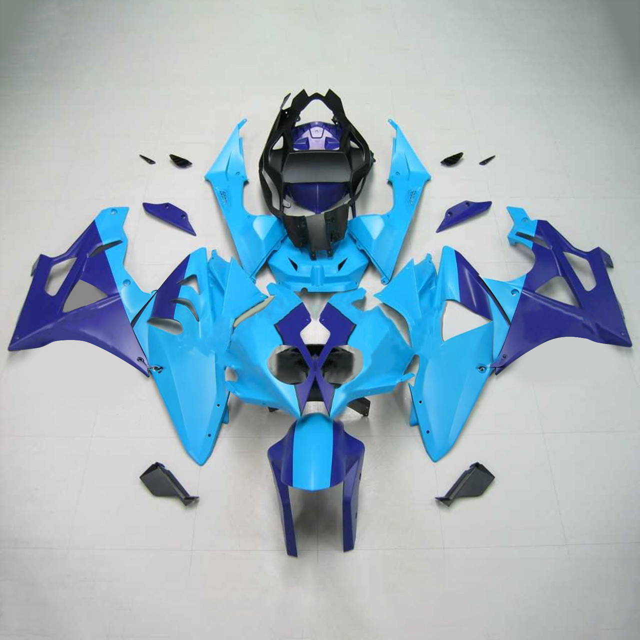 Amotopart 2009-2014 BMW S1000RR Injection Body Cover Fairing Kits Navy Blue