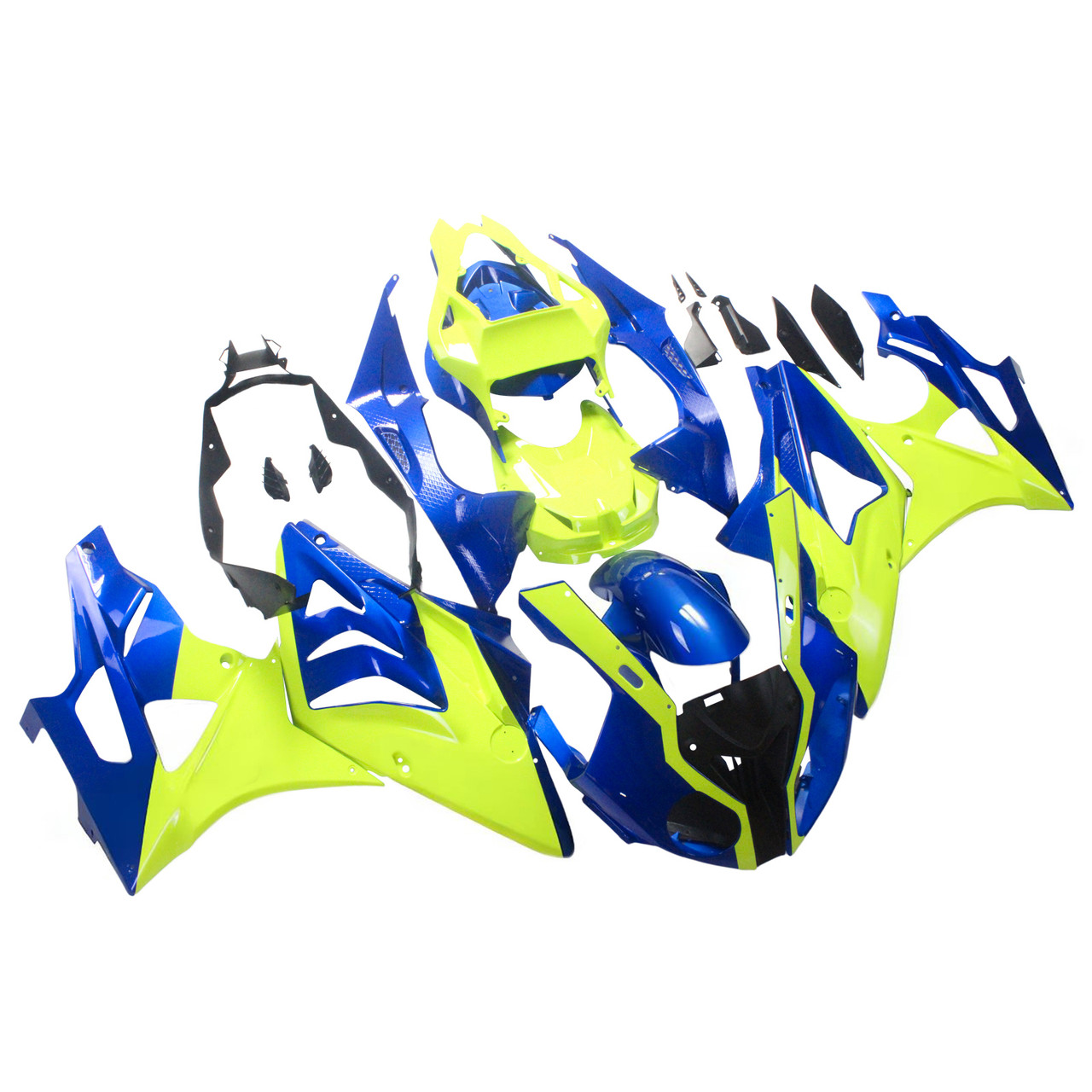 Amotopart Fairing Kit Bodywork ABS fit For BMW S1000RR 2009-2014 Yellow Blue