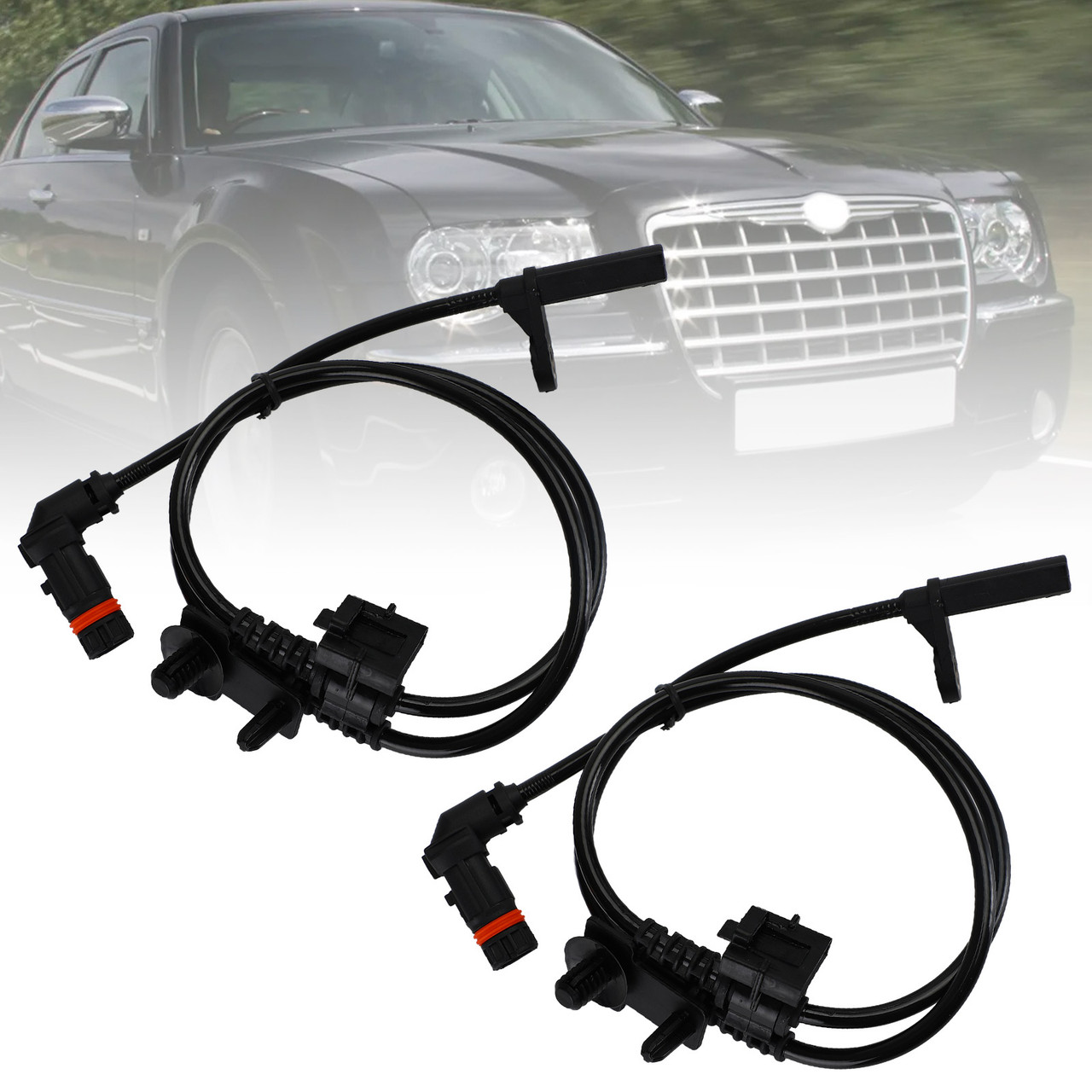 2pcs Front Left and Right ABS Speed Sensor 4779244AB Fit For Chrysler 300 05-10 Dodge Magnum 05-08