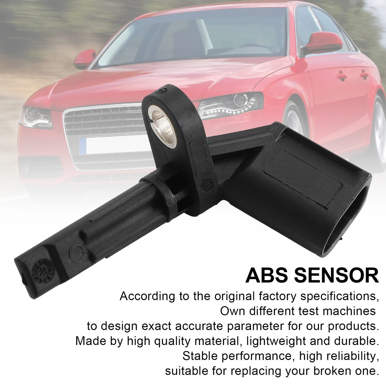 ABS Wheel Speed Sensor 4E0927804 Front Right or Rear Left Fit for Audi A4 A5 A6 A7 Q5 08-17