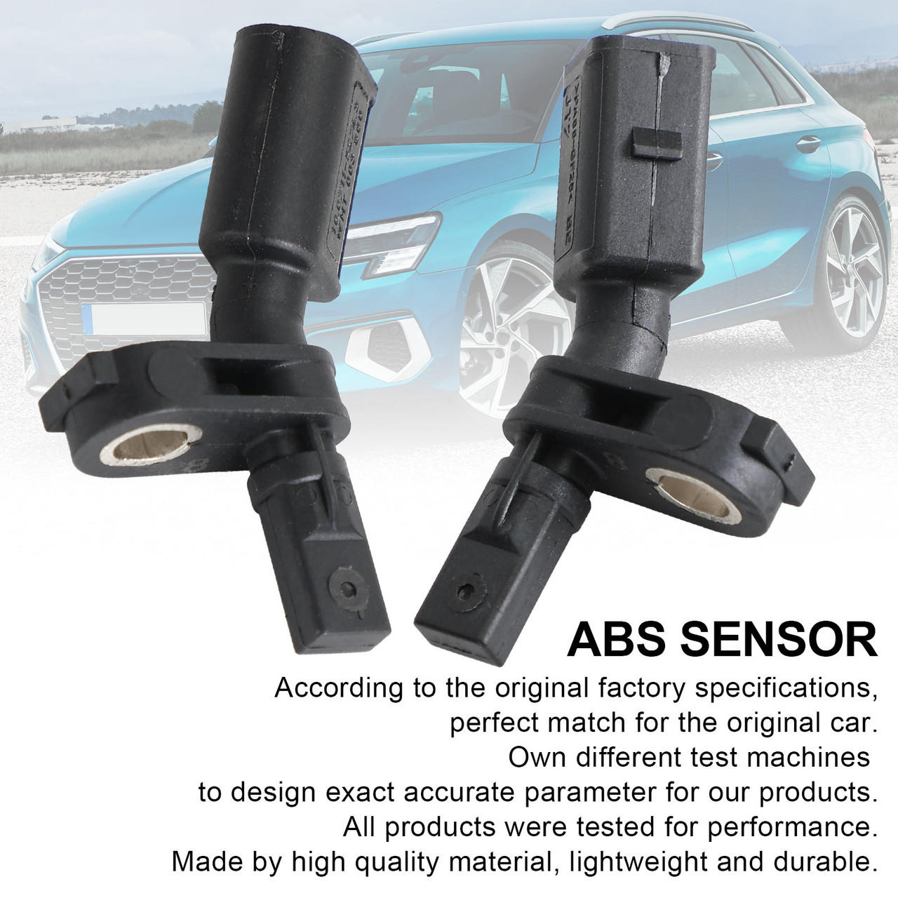 2× Audi A1 A3  ABS Wheel Speed Sensor Front Lef t& Right