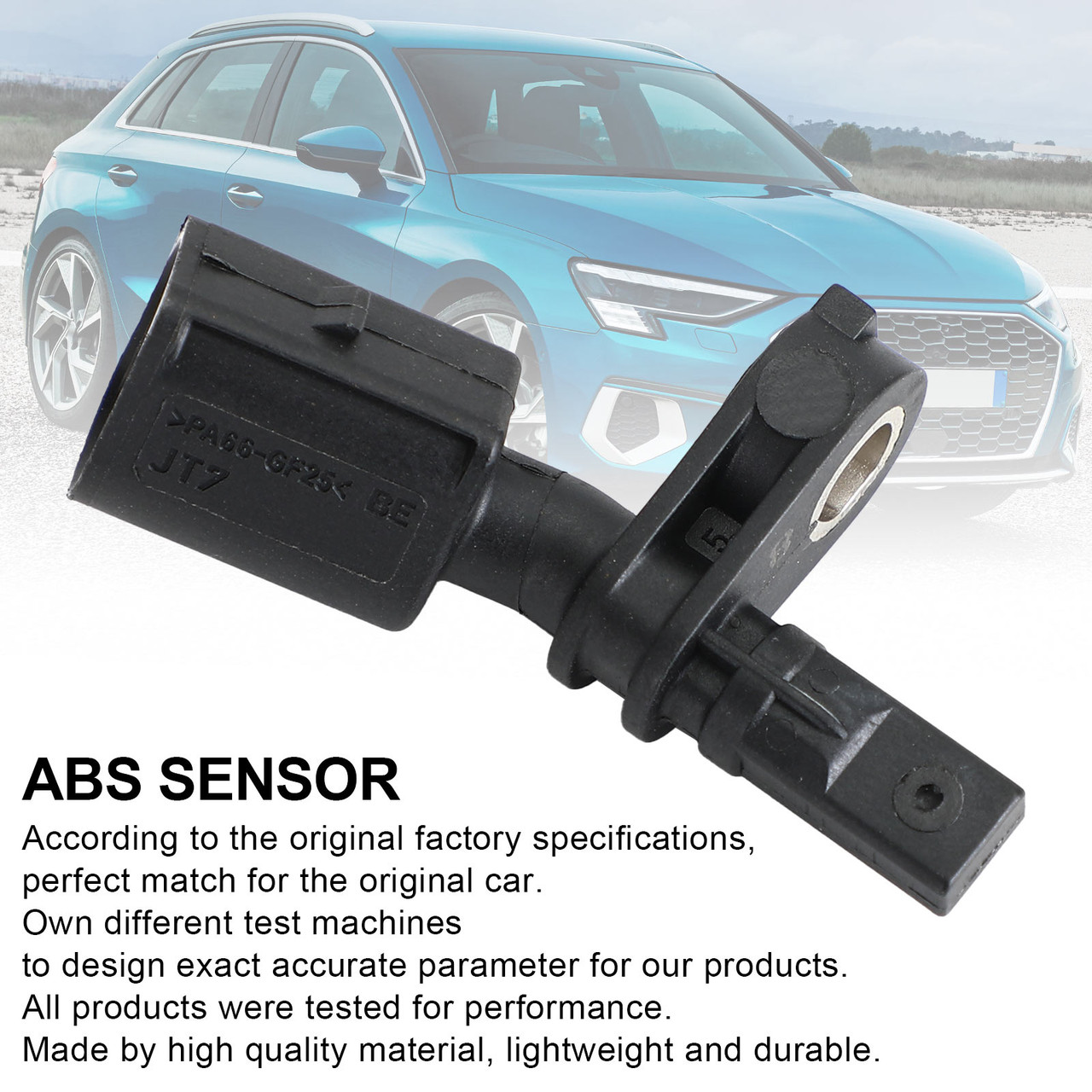For Audi A1 A3 VW Skoda ABS Wheel Speed Sensor Front Left 6Q0927803A