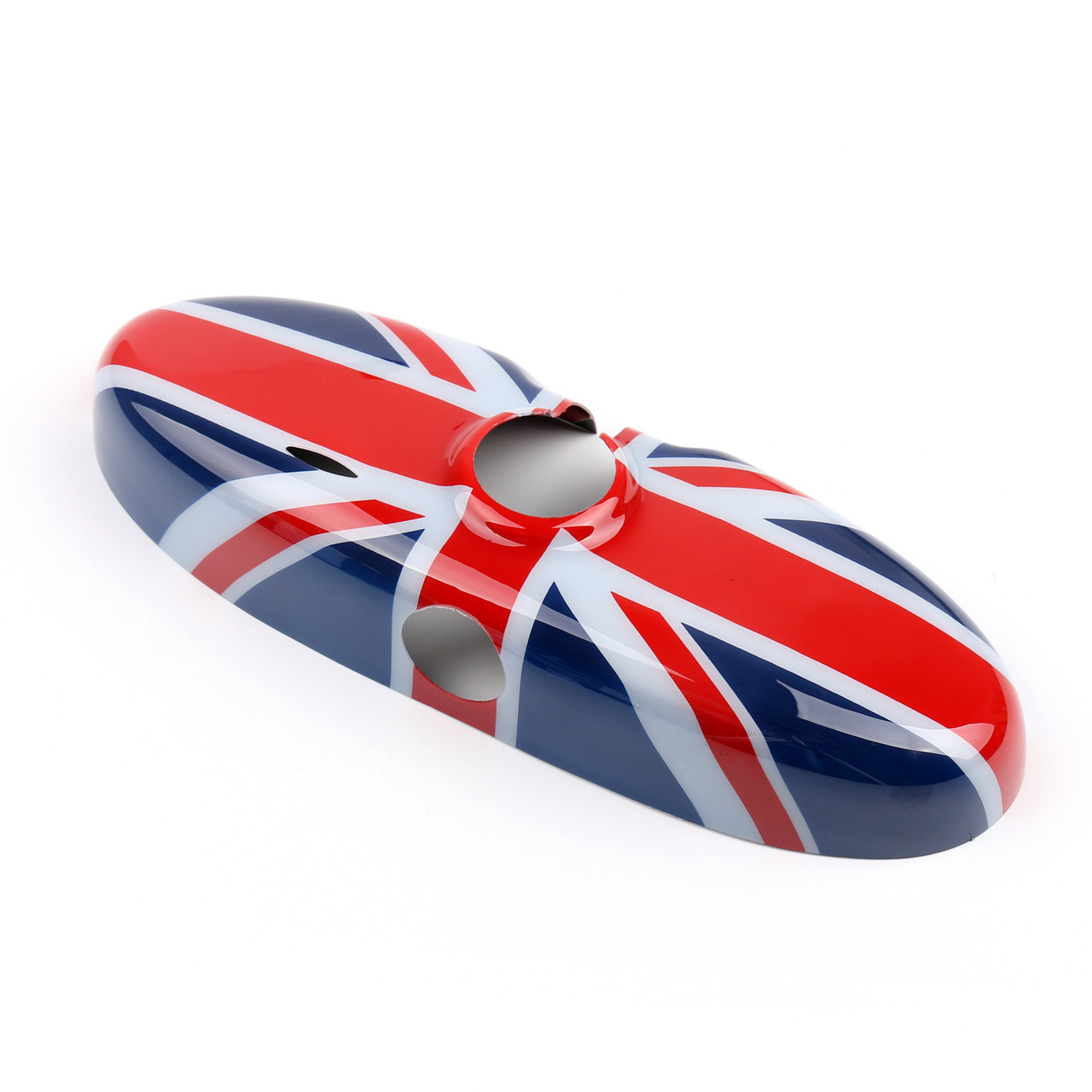 Union Jack UK Flag Rear View Mirror Cover Fit For MINI Cooper R55 R56 R57 Blue/Red