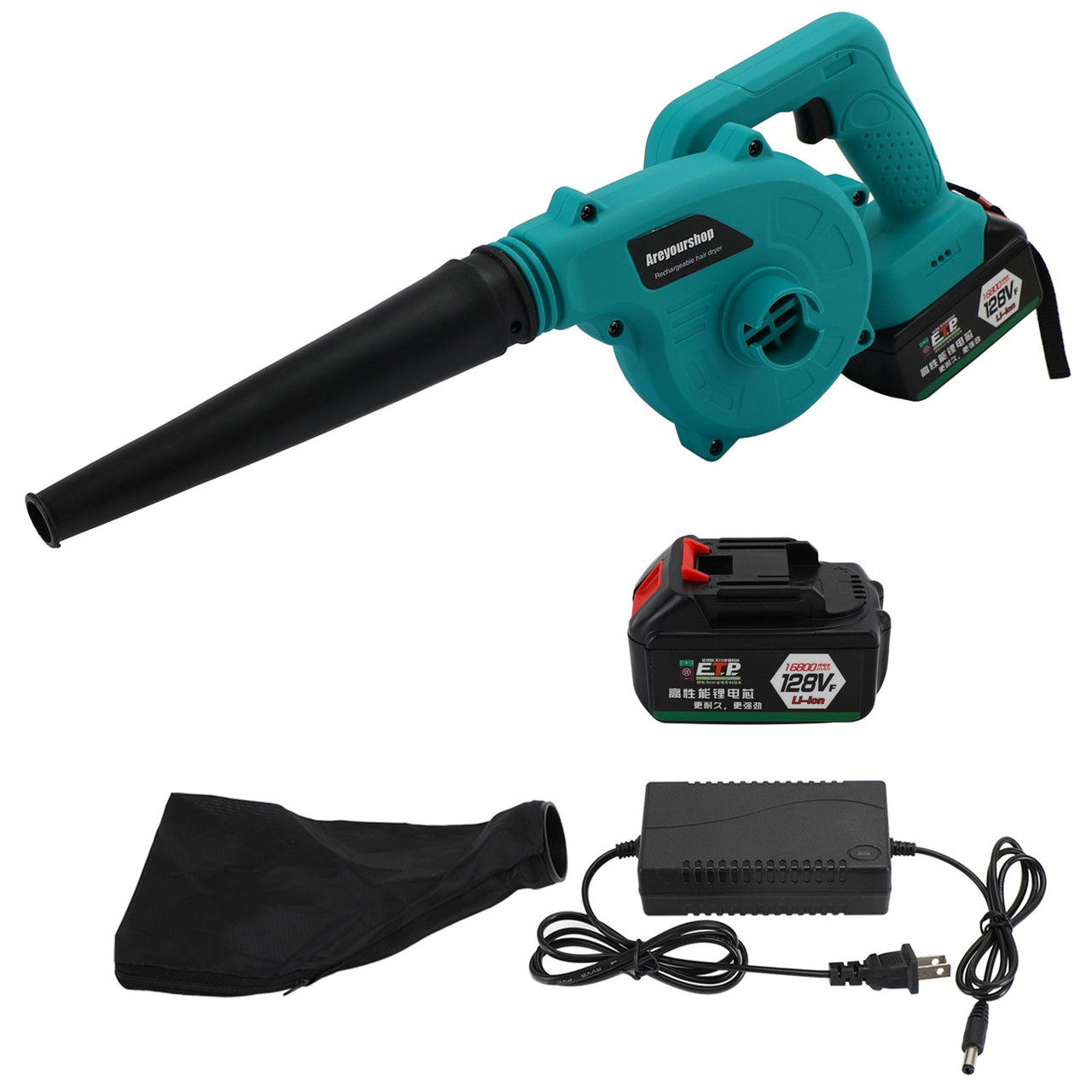 Li-ion Battery Cordless Leaf Blower Handheld Sweeper Vacuums