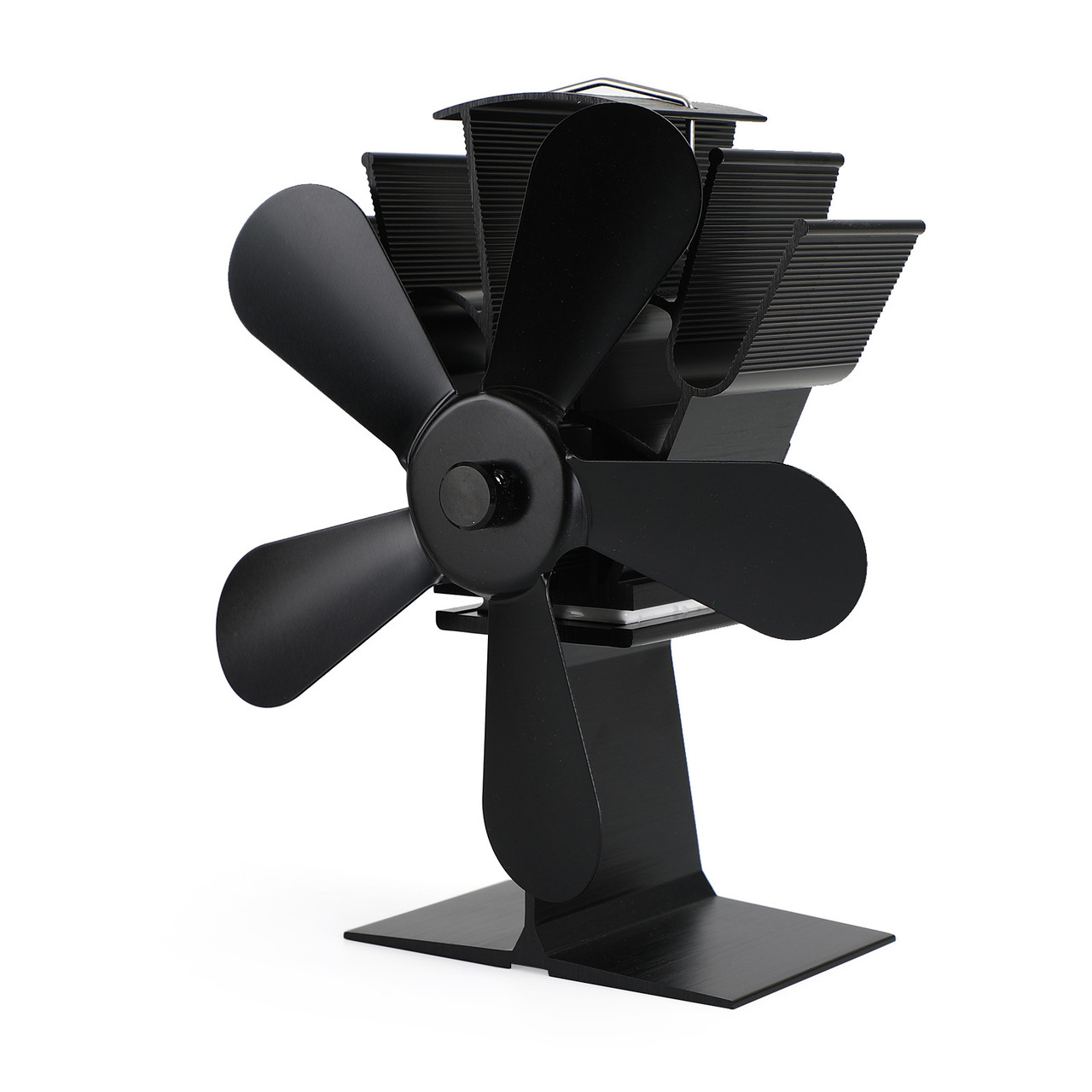 Buy 5 Blades Super Quiet Heat Powered Stove Fan Saving Wall Mounted  Fireplace Ecofan by Just Green Tech on Dot & Bo