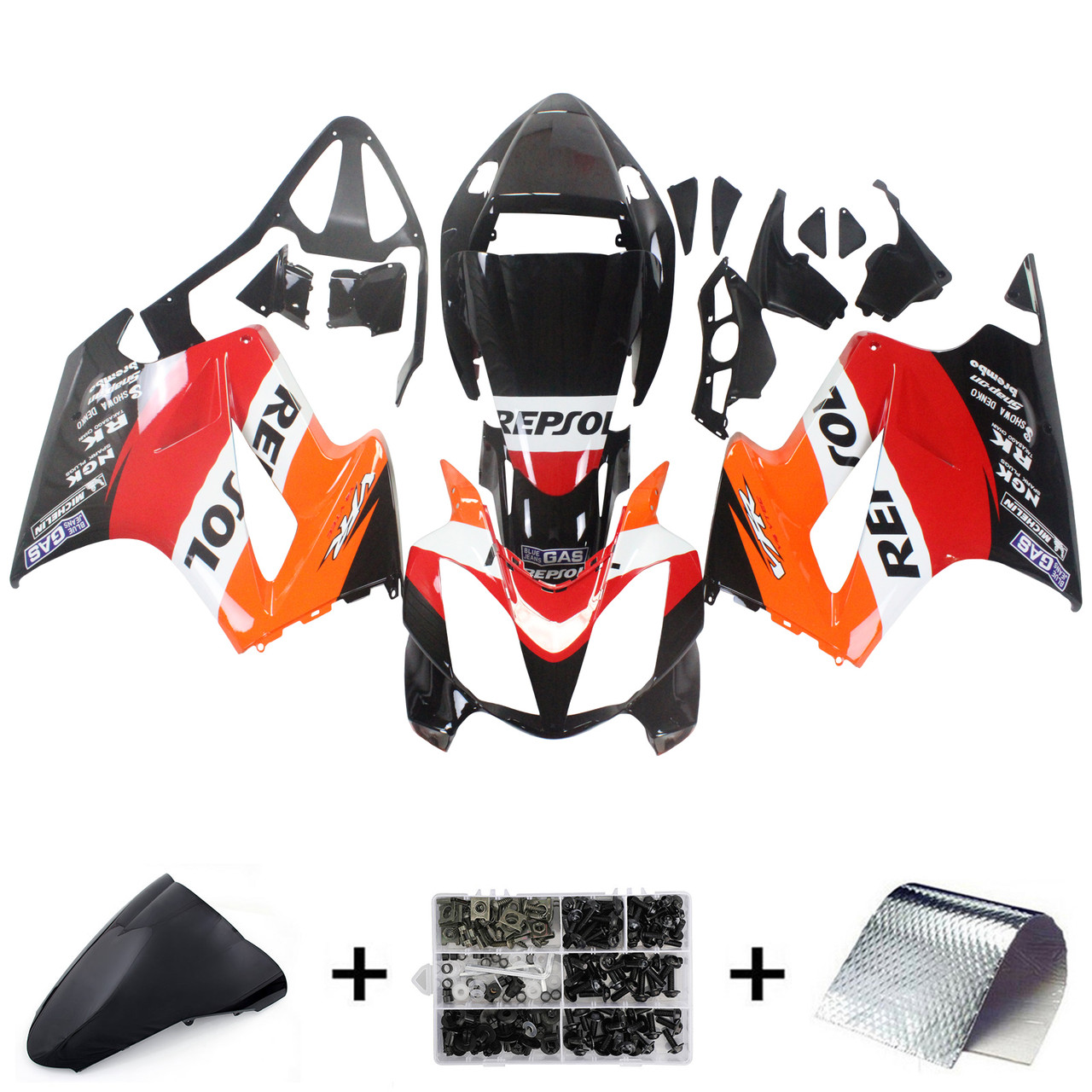 Honda VFR800 2002-2012 Injection Molding Fairing Kits 019#