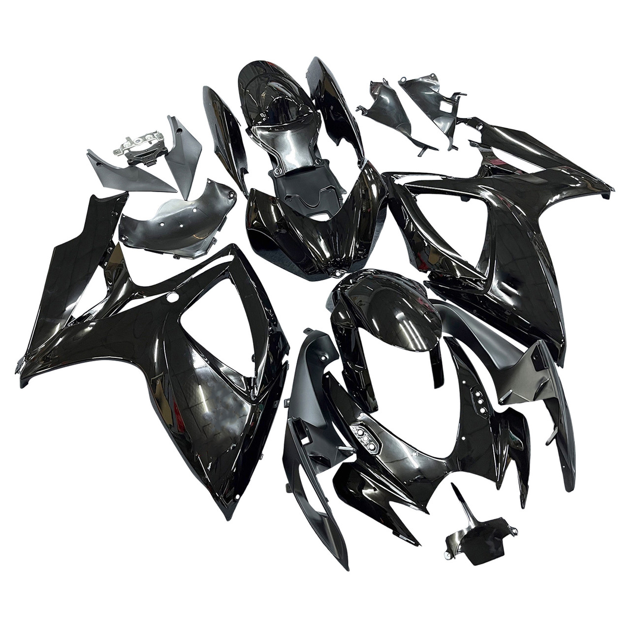 Suzuki GSXR 600 750 2006-2007 Black Injection Body Cover Fairing Kits