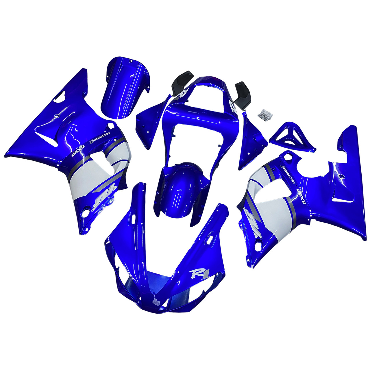  Fairing Kit Bodywork for Yamaha YZF R1 2000-2001 Blue 