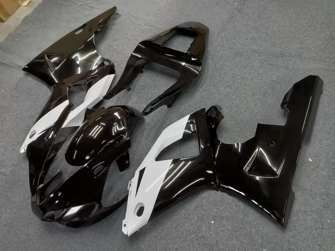 Fairing Kit Bodywork for Yamaha YZF R1 2000-2001 Black