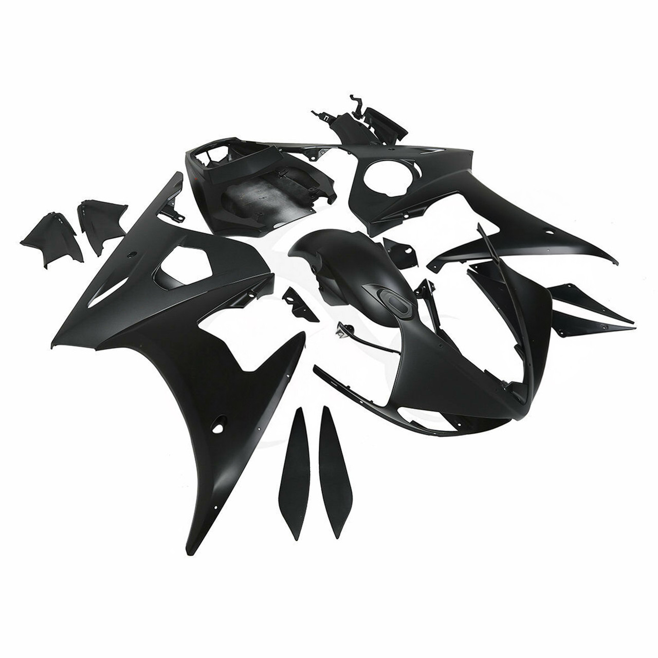 Fairing Kit Bodywork for Yamaha YZF R6 2005 Black