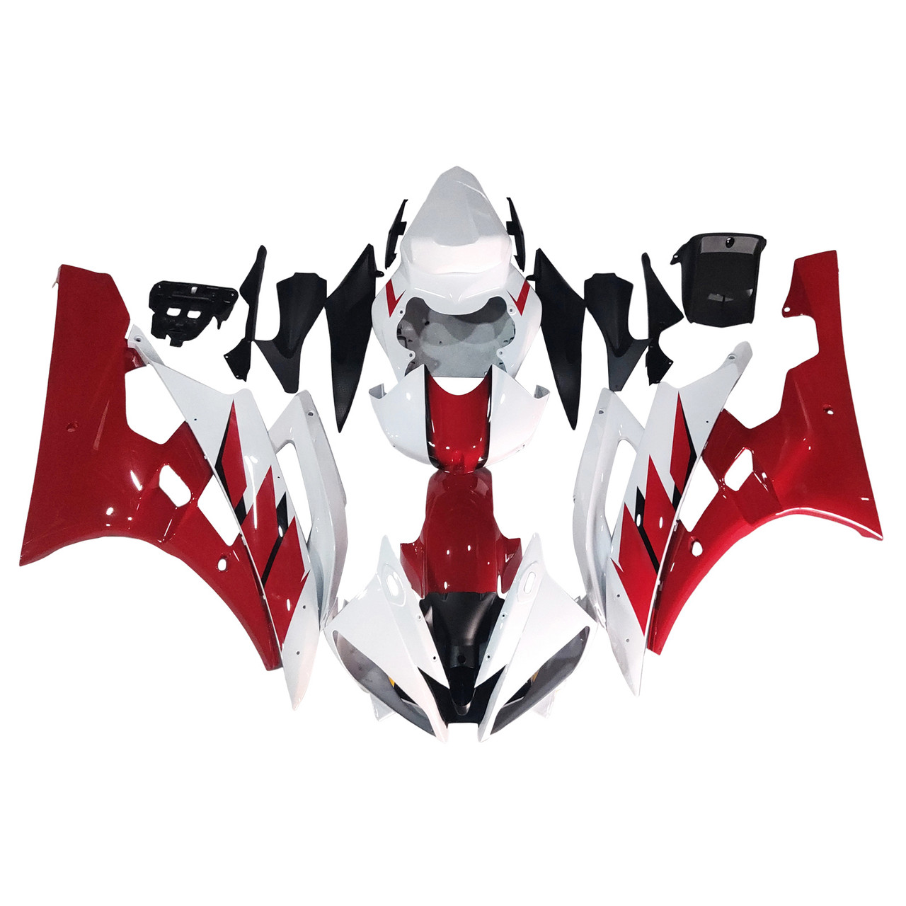 Fairing Set Bodywork ABS fit For Yamaha YZF R6 2006-2007 Red Black