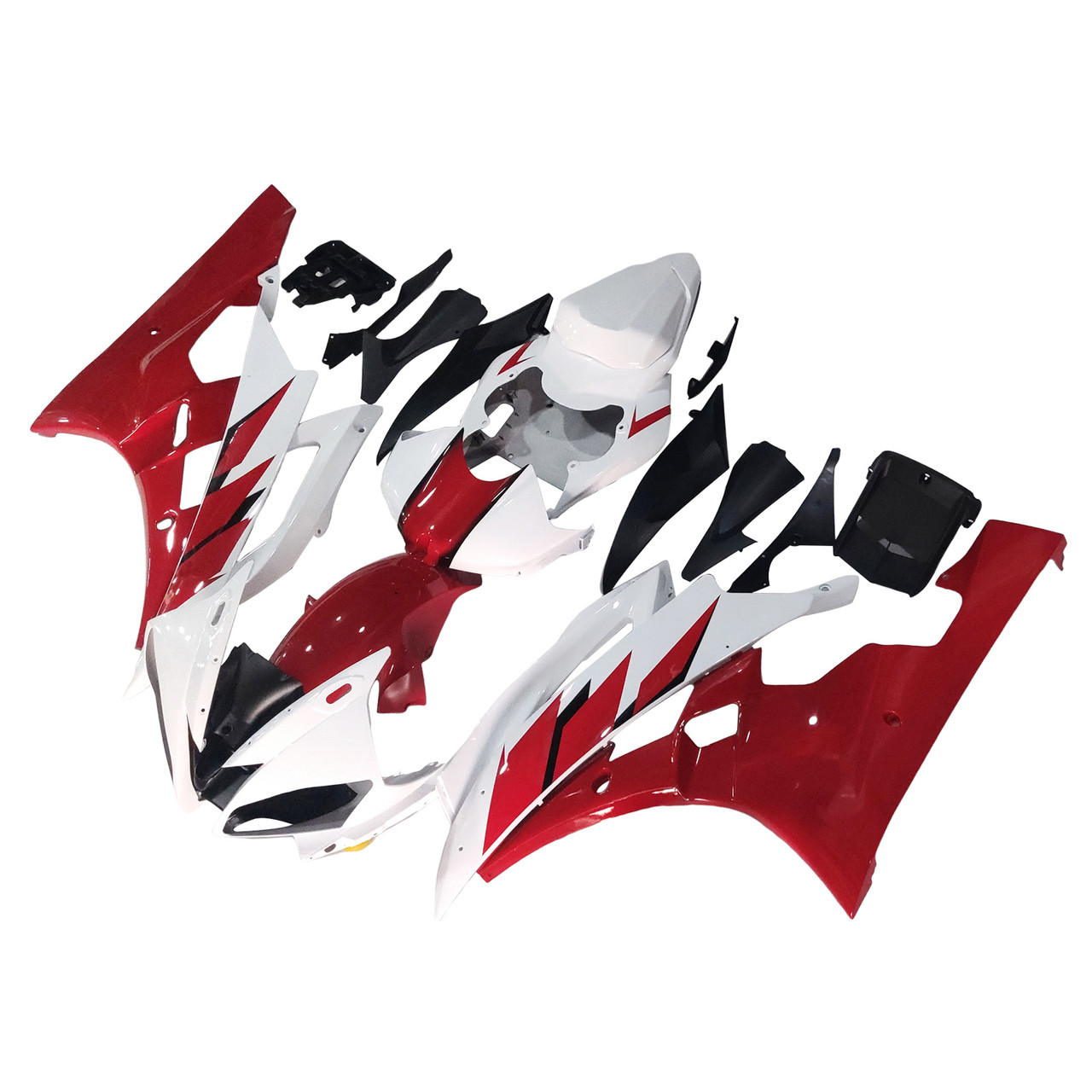 Fairing Set Bodywork ABS fit For Yamaha YZF R6 2006-2007 Red Black