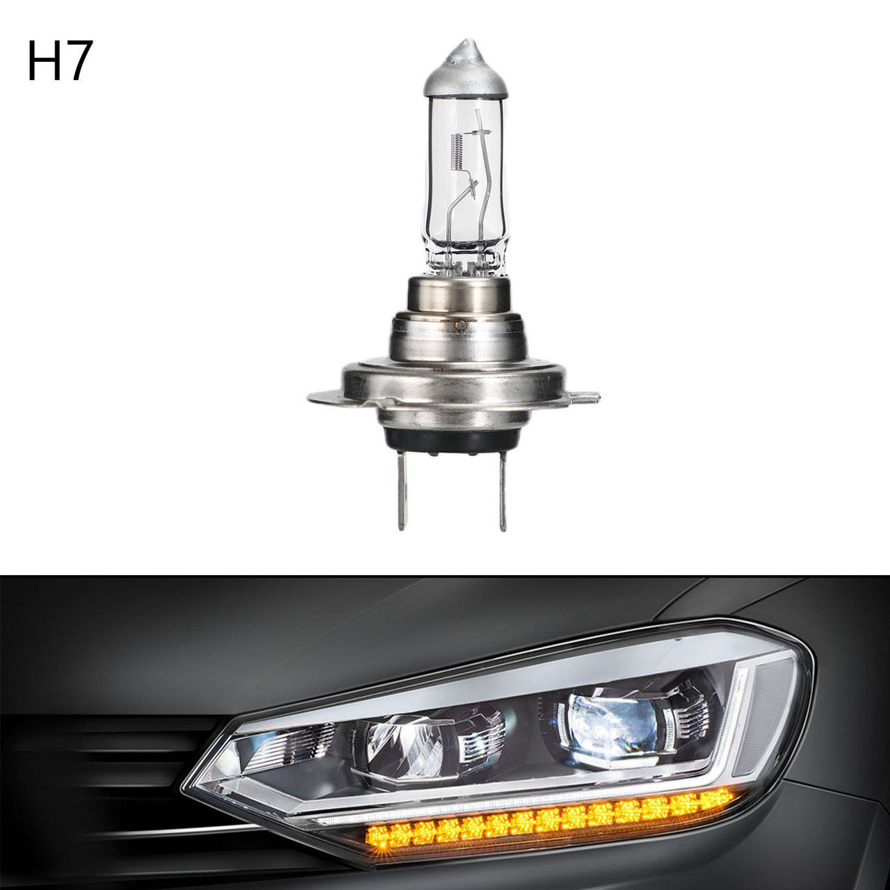 1 pcs H7 For OSRAM Car Headlight Lamp Super +30% More Light PX26d 12V65W 62282