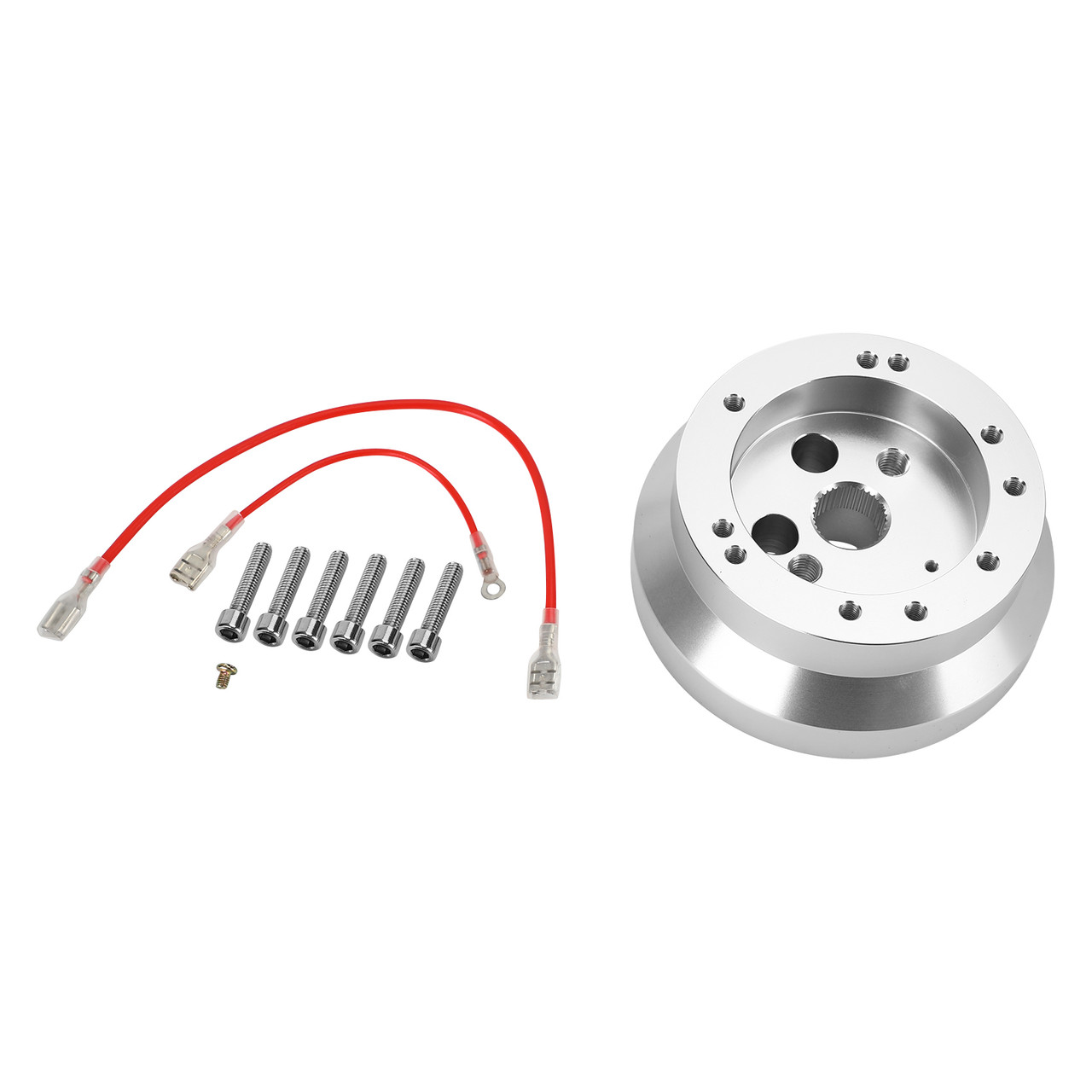 5 & 6 Hole Steering Wheel Short Hub Adapter Kit Fit for OLDSMOBILE All Models 69-93 Silver