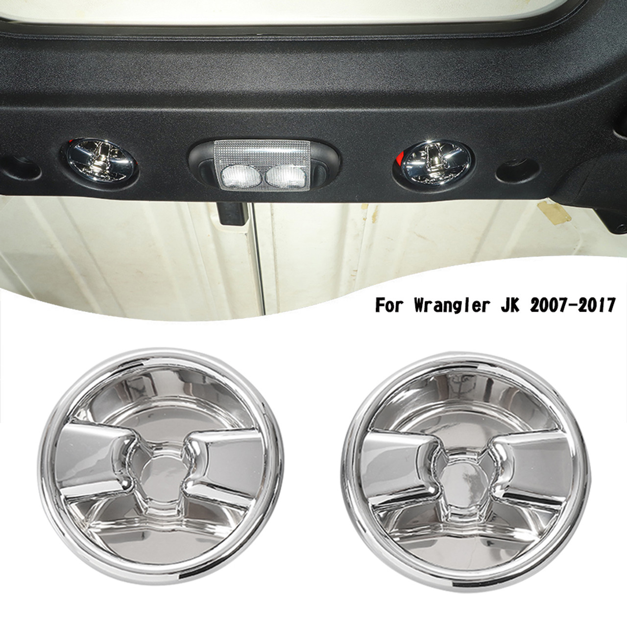Top Roof Switch Knob Screw Cover Trim Accessories Fit for JEEP Wrangler JK 2007-2017