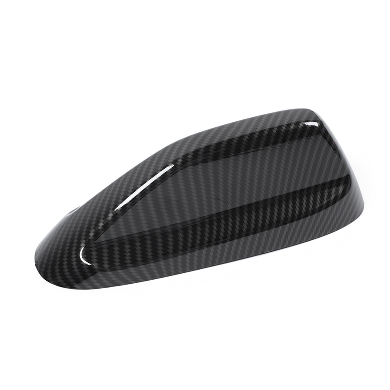 ABS Shark Fin Antenna Base Cover Trim Fit for RAM 2018-2021 Carbon Fiber