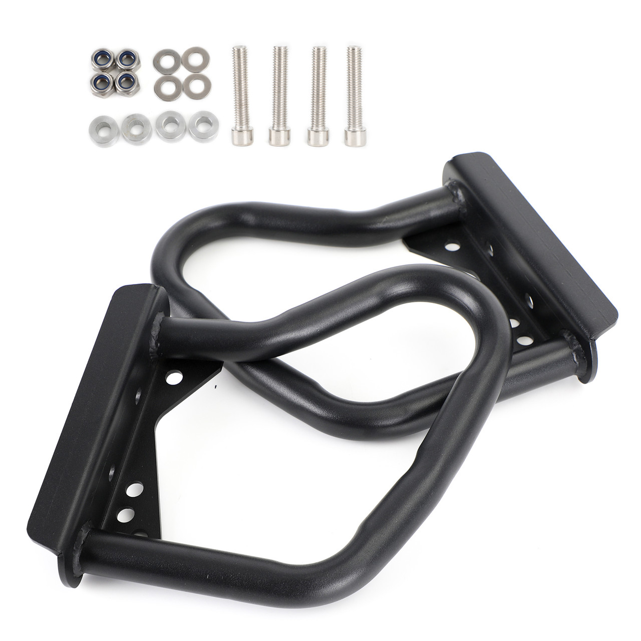 Engine Guard Crash Bar Frame Protect Bumper Fit for GUZZI V7 II V7 III 2016 Black