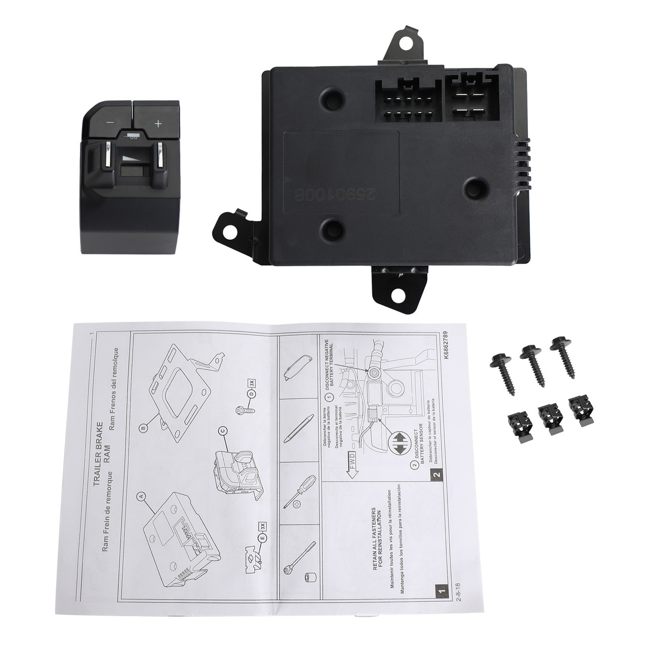 DT Integrated Trailer Brake Controller 82215278AE Fit for Ram 1500 2019-2022