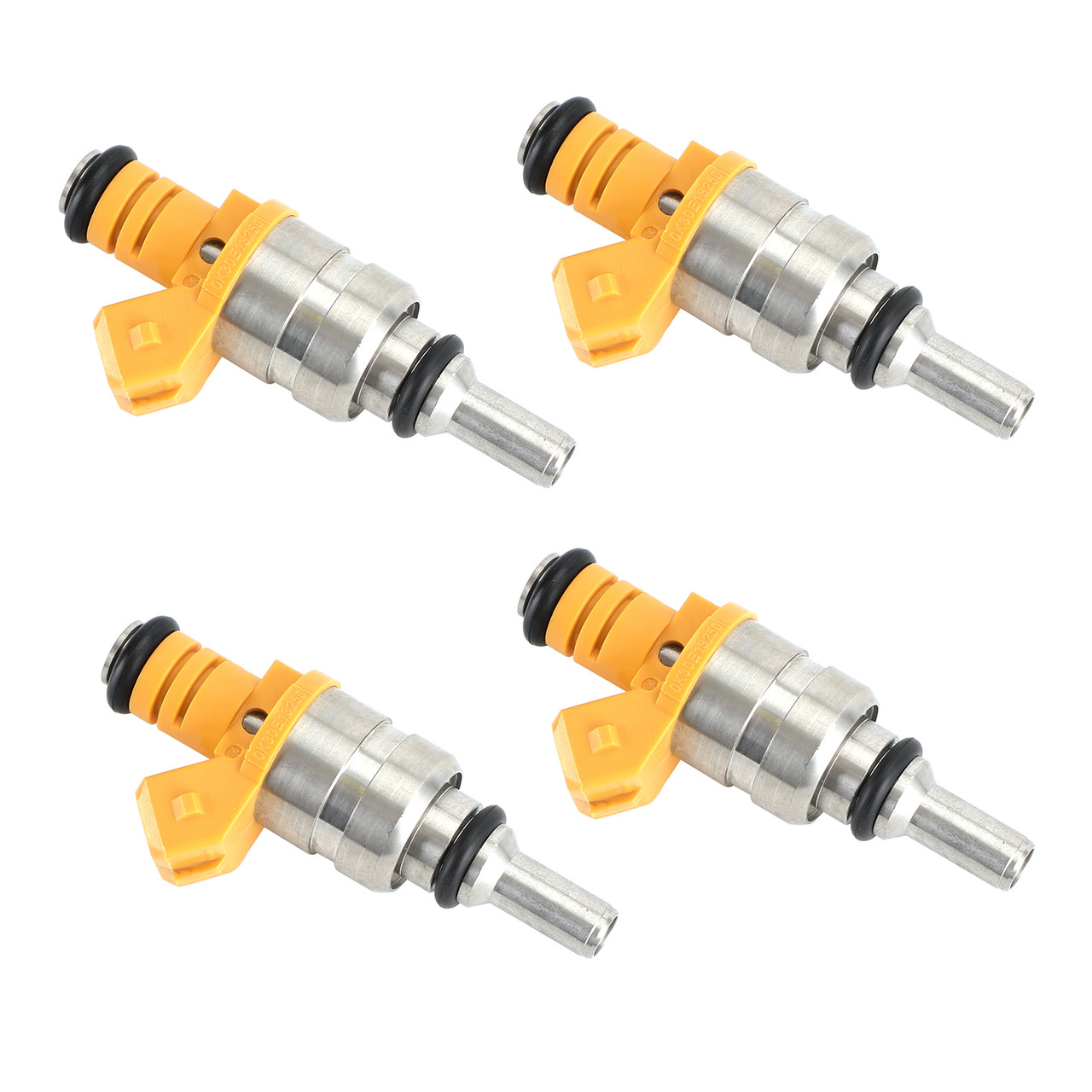 4pc Fuel Injectors 0K30E13250 Fit for Kia Rio 2001-2005 YEL