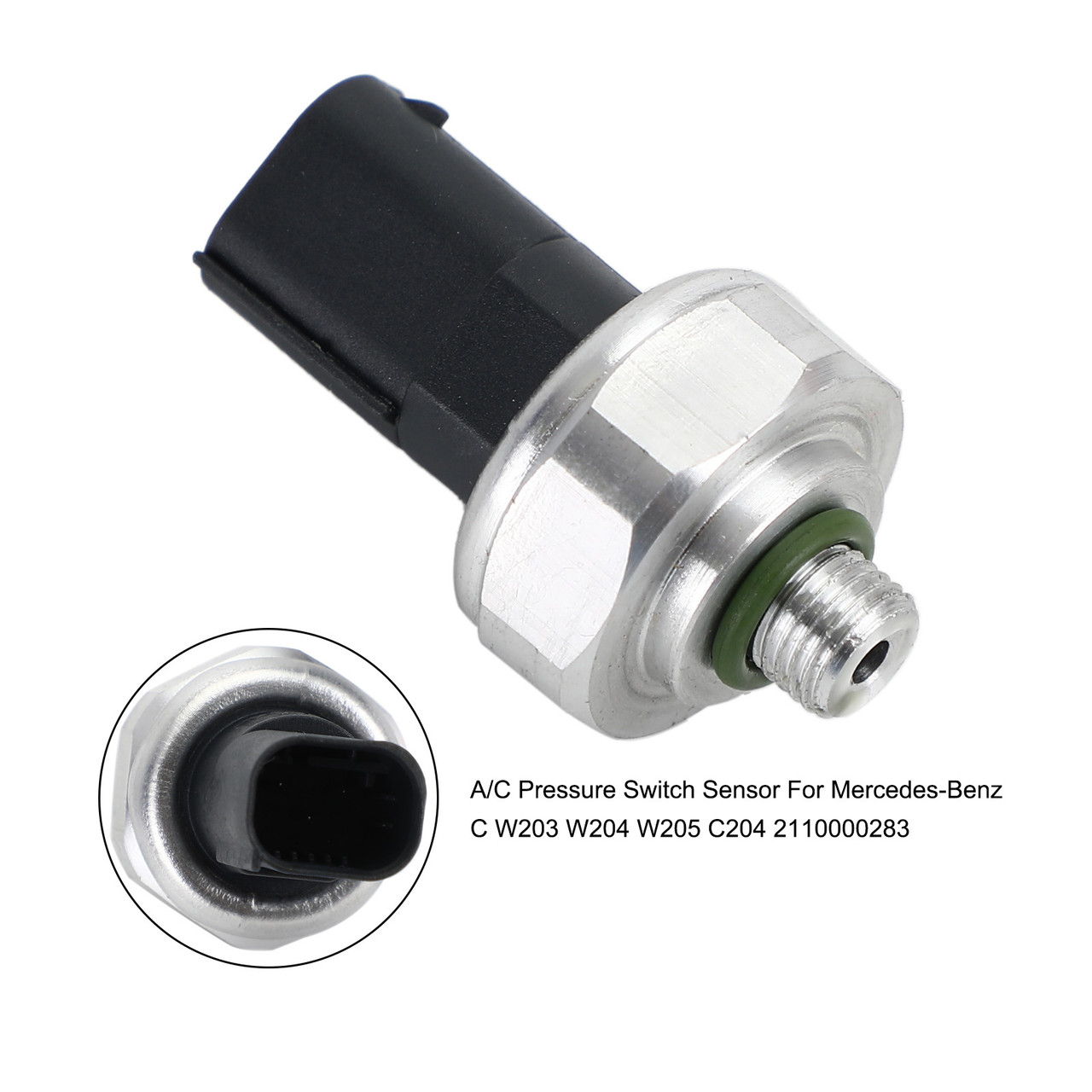 A/C Pressure Switch Sensor Fit for Skoda Citigo 11-20 Fabia 6Y 98-08 Kodiaq NS 16-20 Octavia 1Z 04-13 Roomster 5J 06-15 Superb 3T 08-15 Yeti 5L 67 09-17