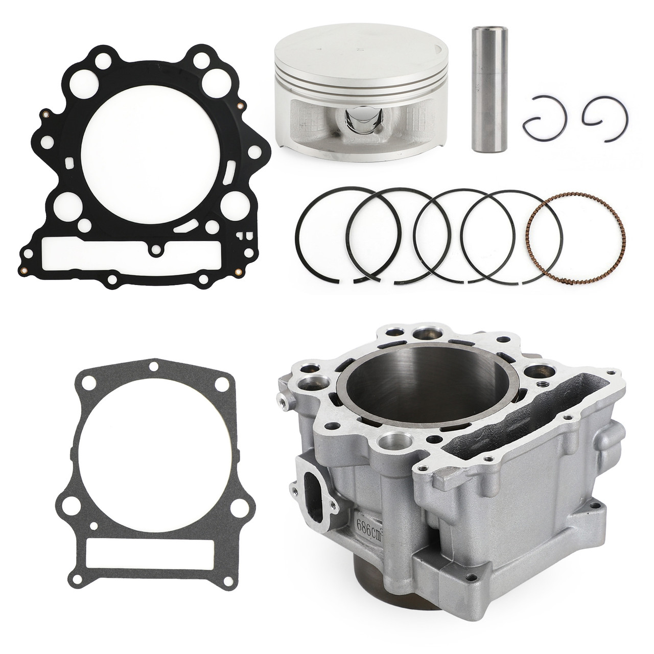 ヌル 102mm Cylinder Jug Piston Top End Big Bore Kit Fit for