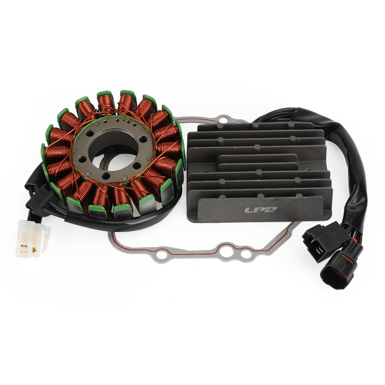 Magneto Coil Stator Voltage Regulator Gasket Assy Fit for Suzuki GSR 750 ABS 12-16