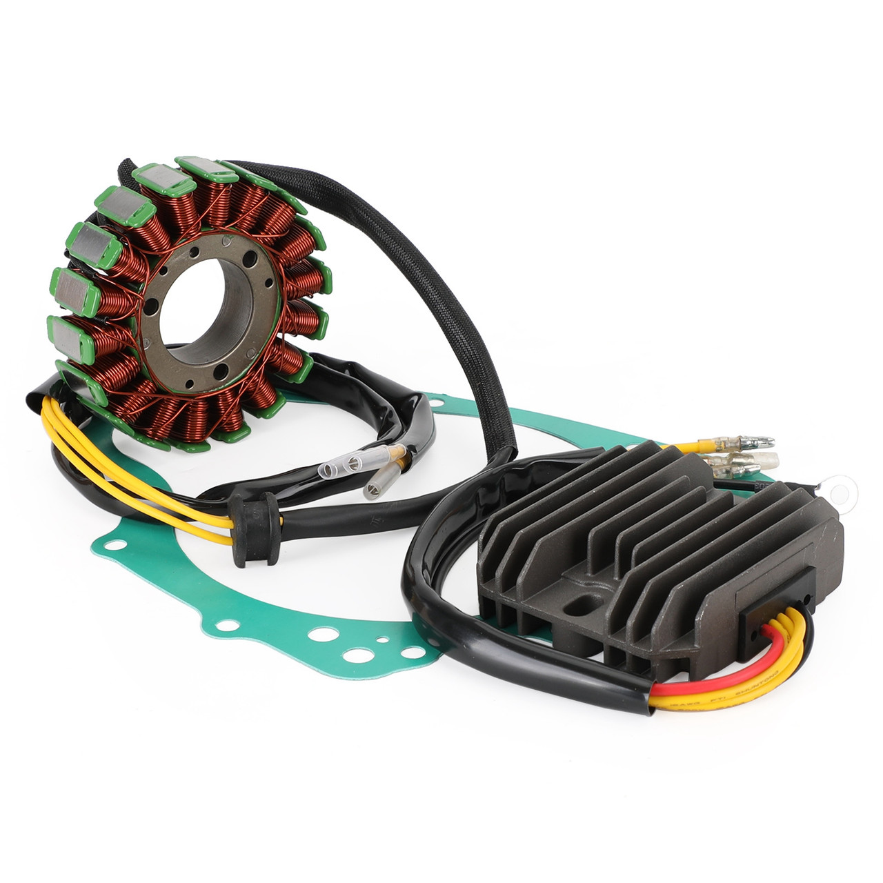 Magneto Coil Stator + Voltage Regulator + Gasket Assy Fit for Suzuki GS450L 1981-1988 GS450S GS450E 1980-1988 GSX400E 1984-1986